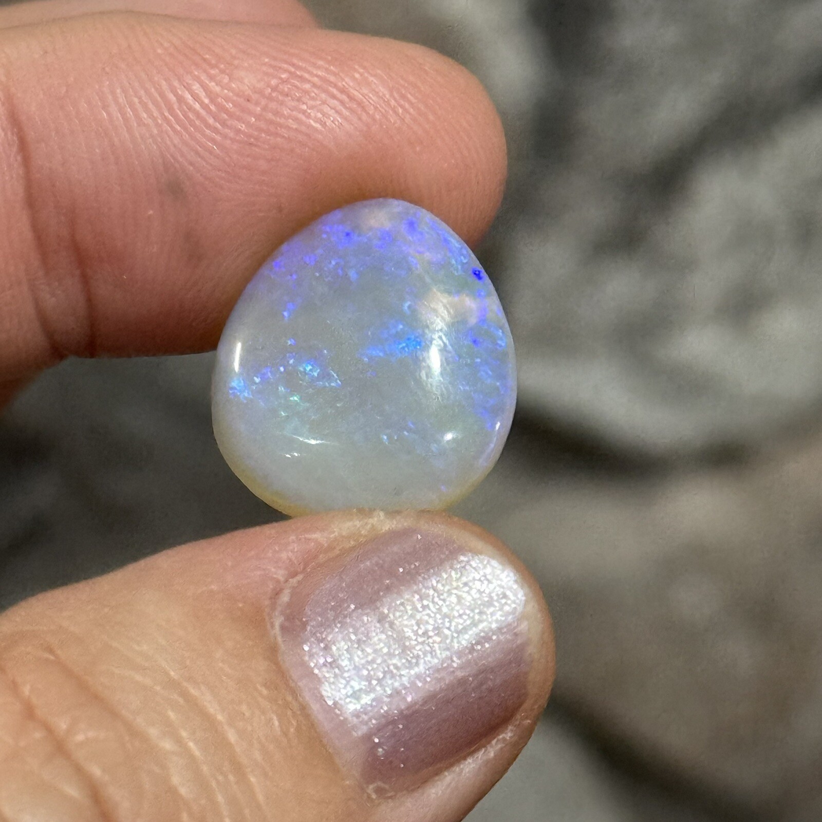 7.1ct 16.7x15x4.7mm Fine Australian Crystal Pipe Jelly Opal Cabochon Gem