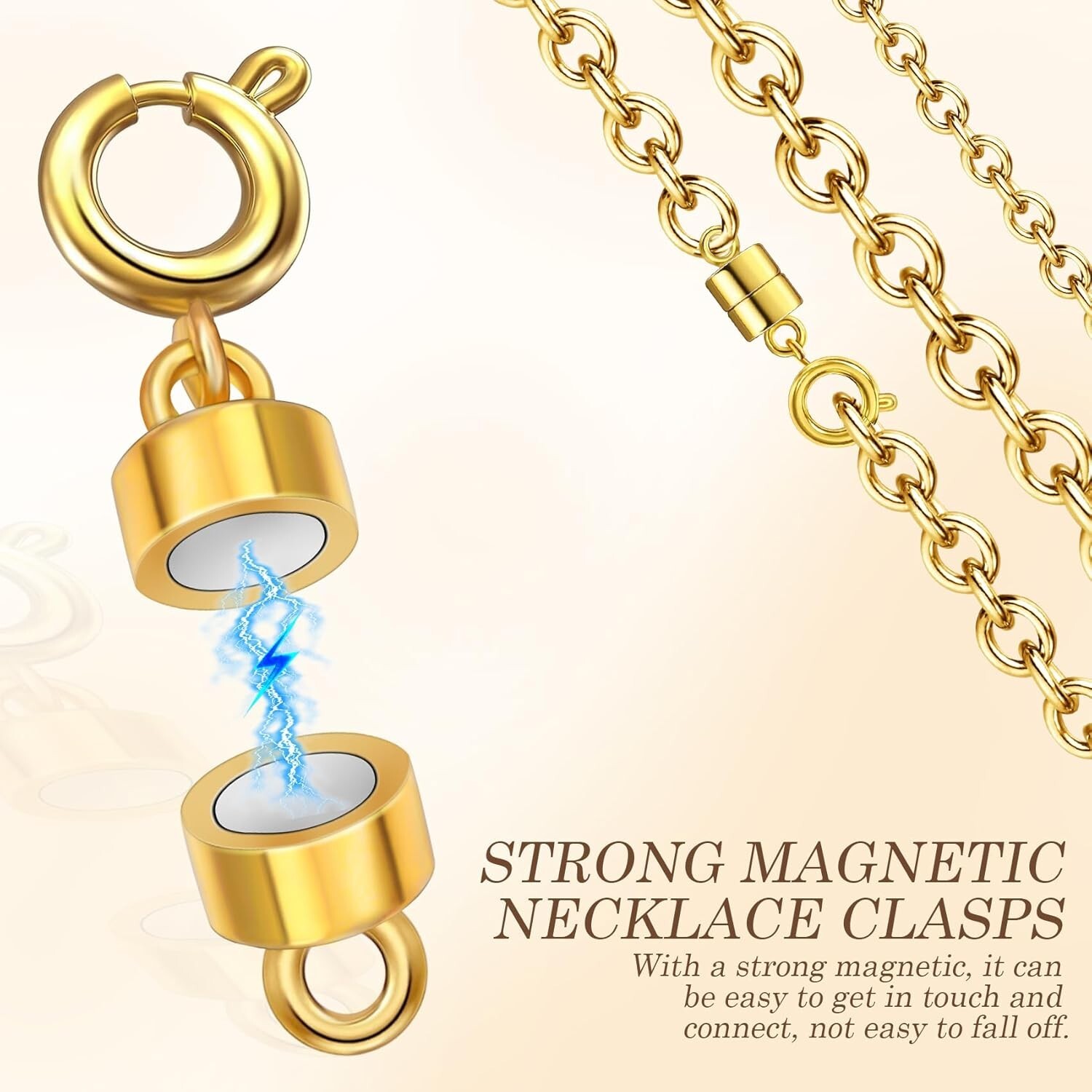 12/24Pcs Cylindrical Magnetic Clasps &Closures DIY Bracelet Necklace Jewelry UK