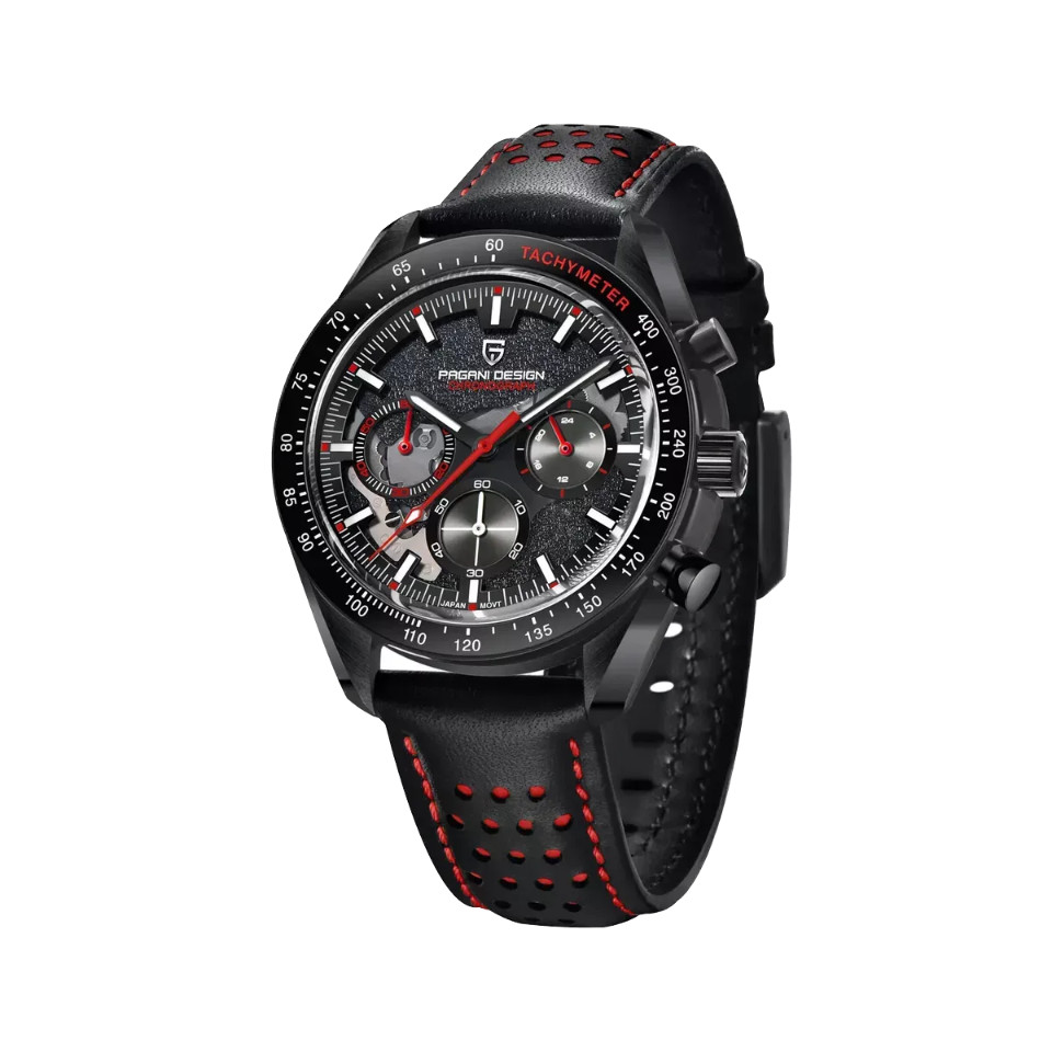 Pagani Design PD-1779 Yellow Chronograph Leather Automatic Men’s Watch