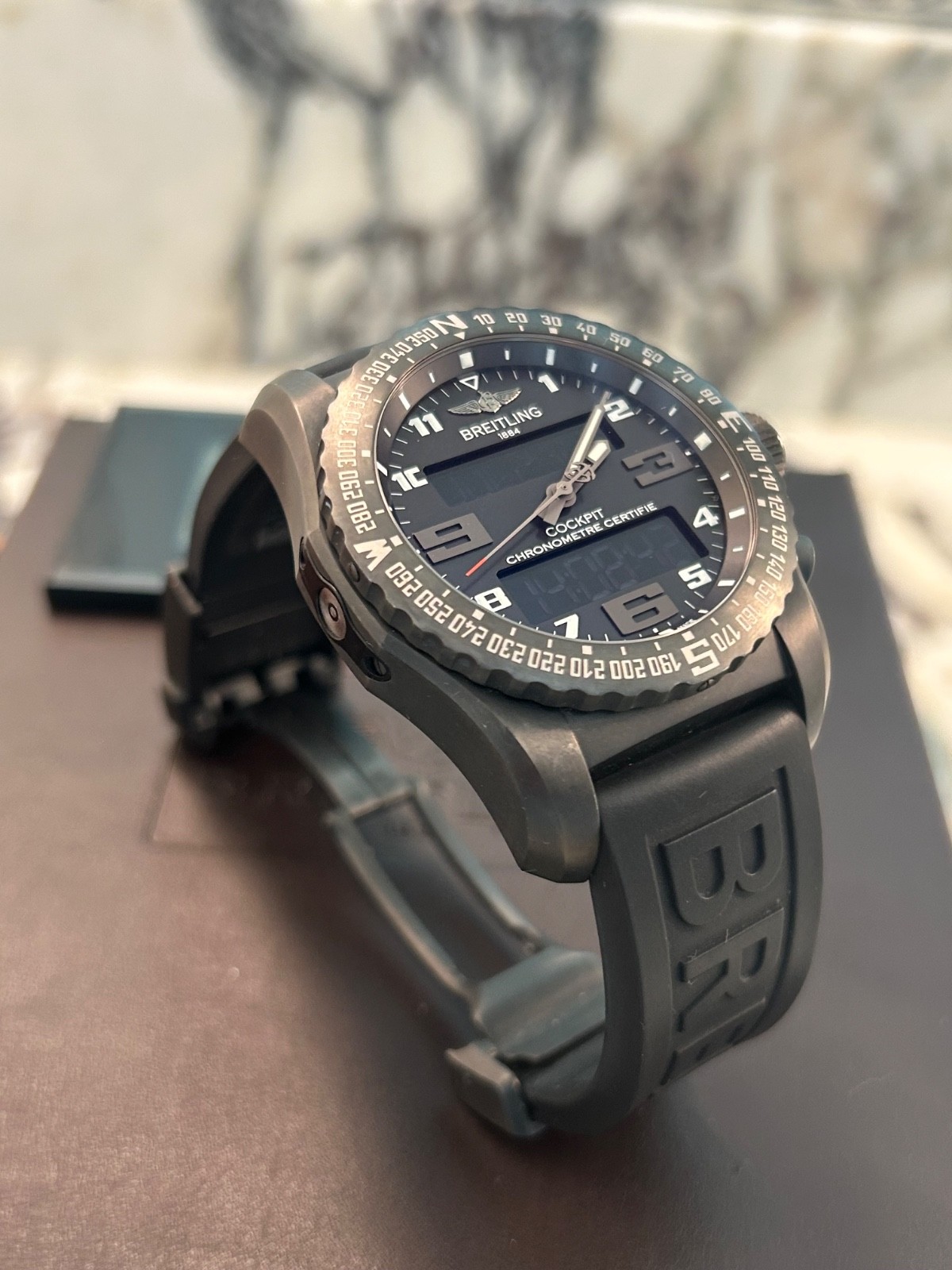 Breitling Professional VB5010 – B50 Night Mission – Orig Box, Papers, Chargers