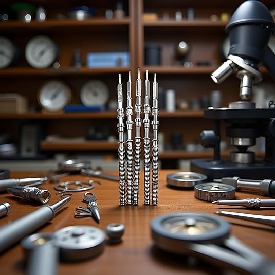 Professional Silver Movement Stem Crown Set for NH35/NH36/NH38/NH39 Watches