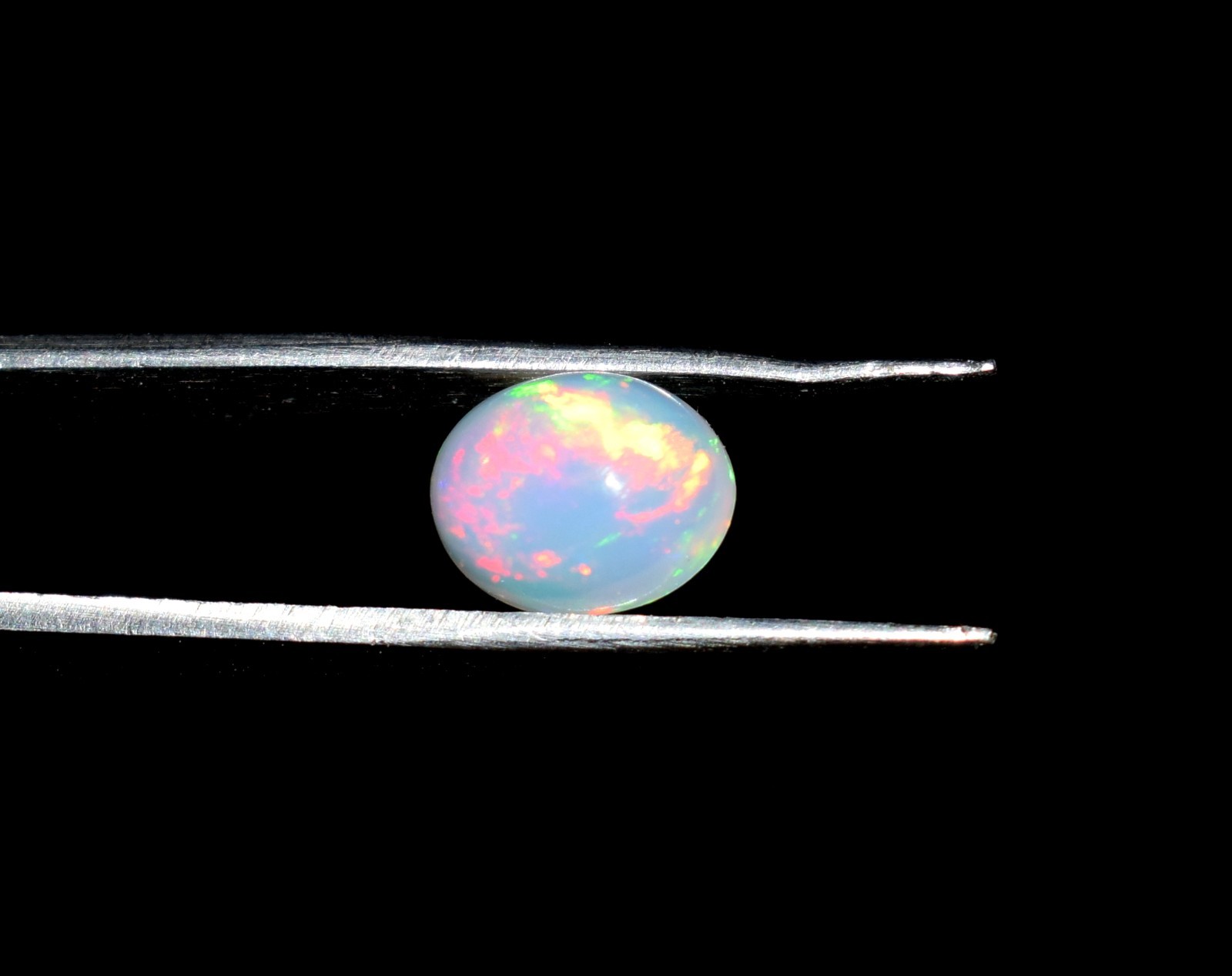 Naturel Ethiopian Welo Fire Opal Cabochon Loose Gemstone 8×10 mm