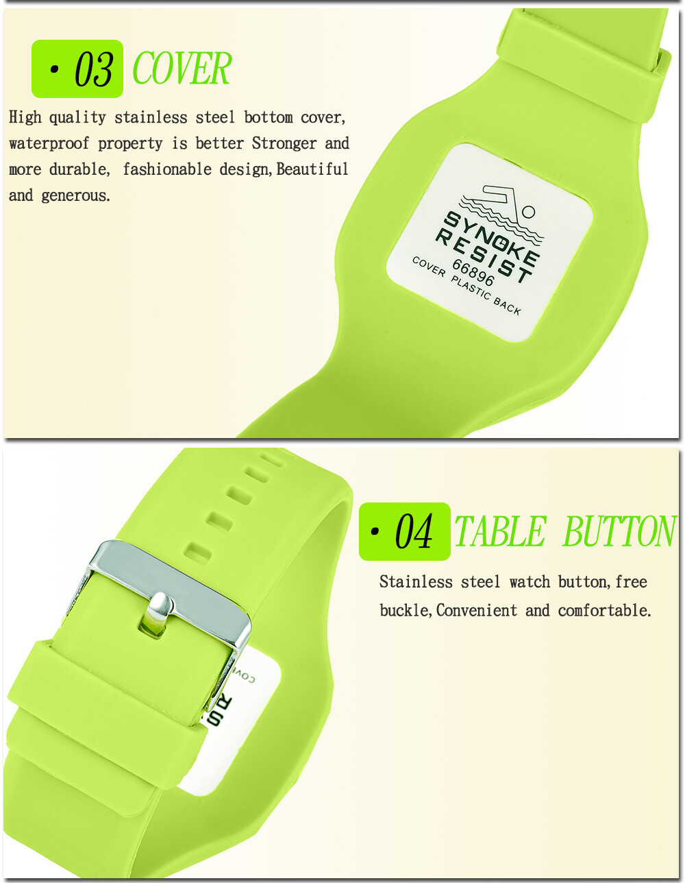 Fashion Waterproof LED Sports Digital Electronic Wrist Watch for Kids Boys Girls