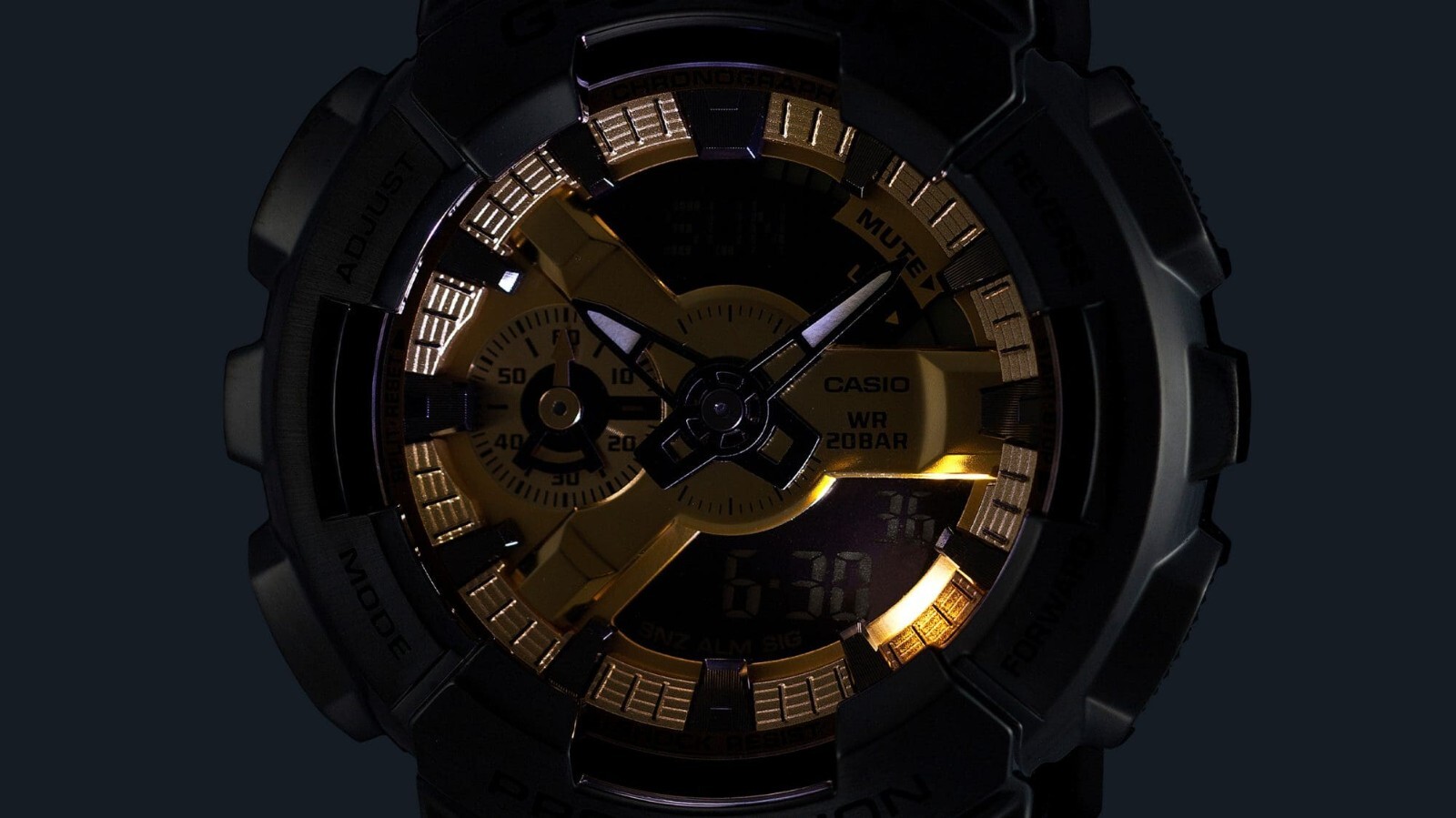 CASIO G-SHOCK Men’s Watch GM-110BD-1A9JF ANALOG DIGITALL Metal Model JAPAN