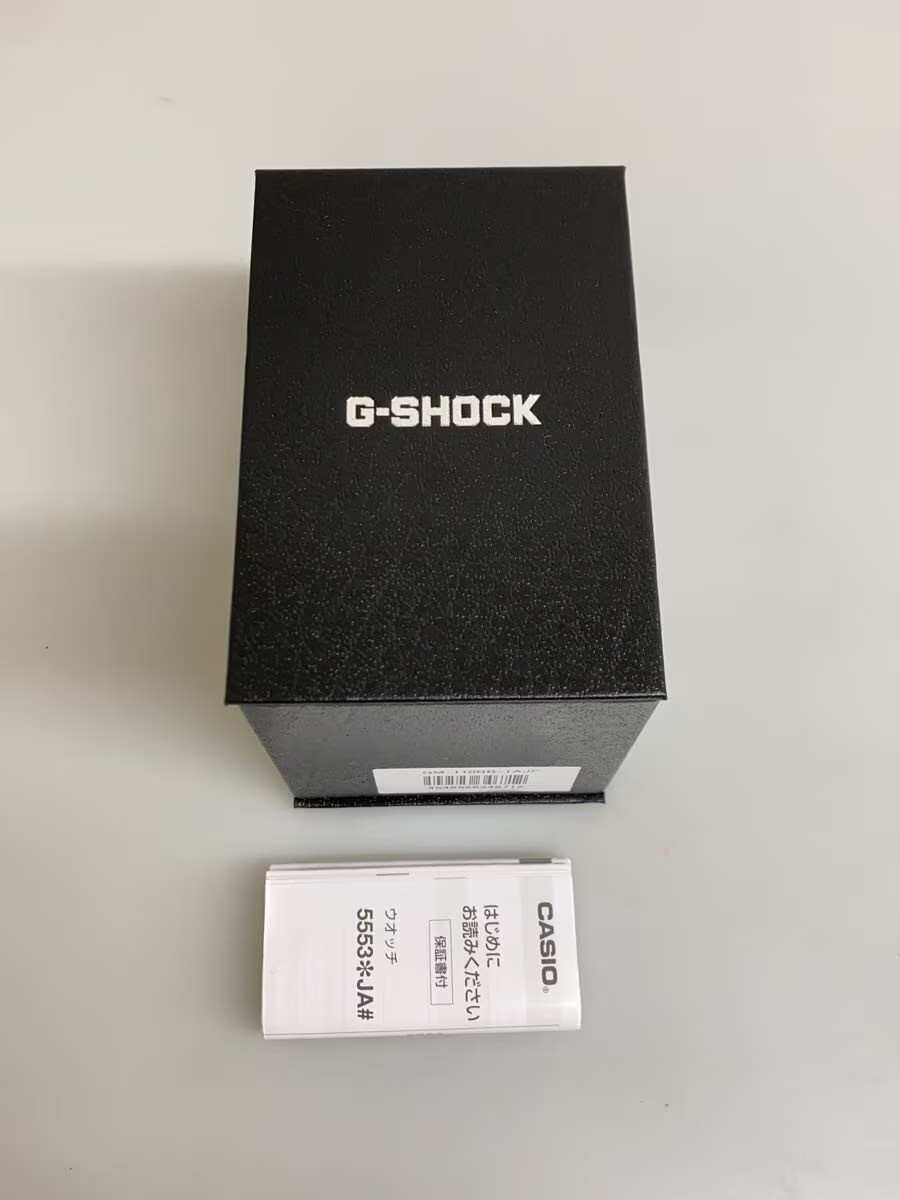 CASIO Quartz Watch G SHOCK Analog Rubber BLK