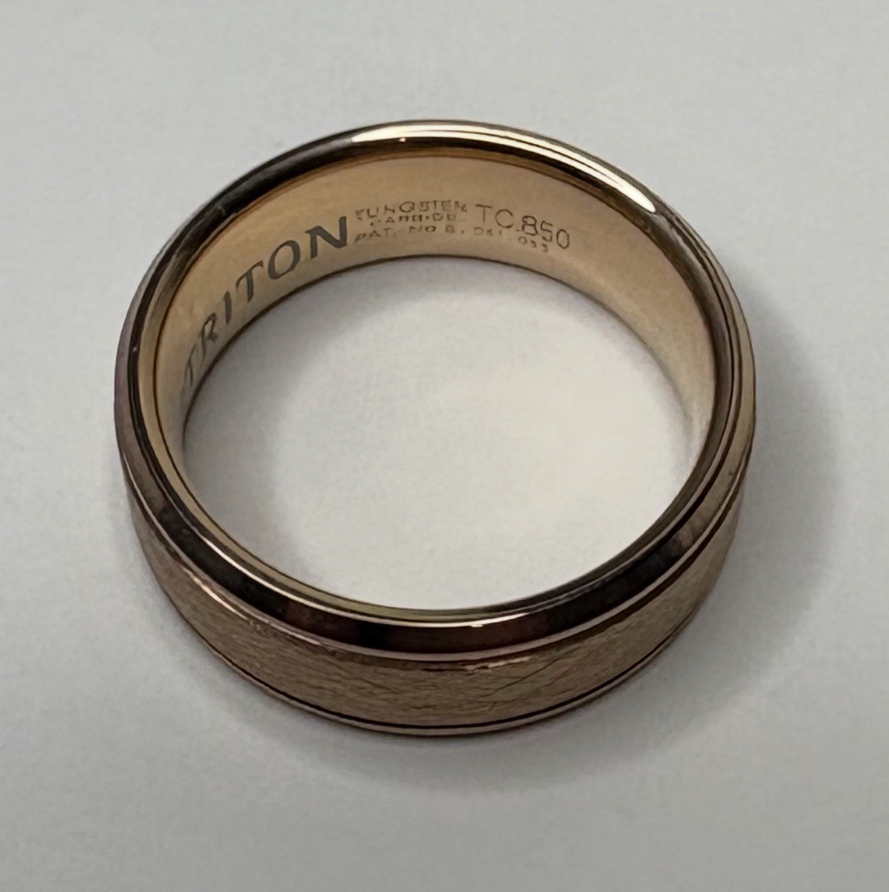 Men’s Triton TC850 Wedding Band 8mm / Kay Jewelers – Size 10