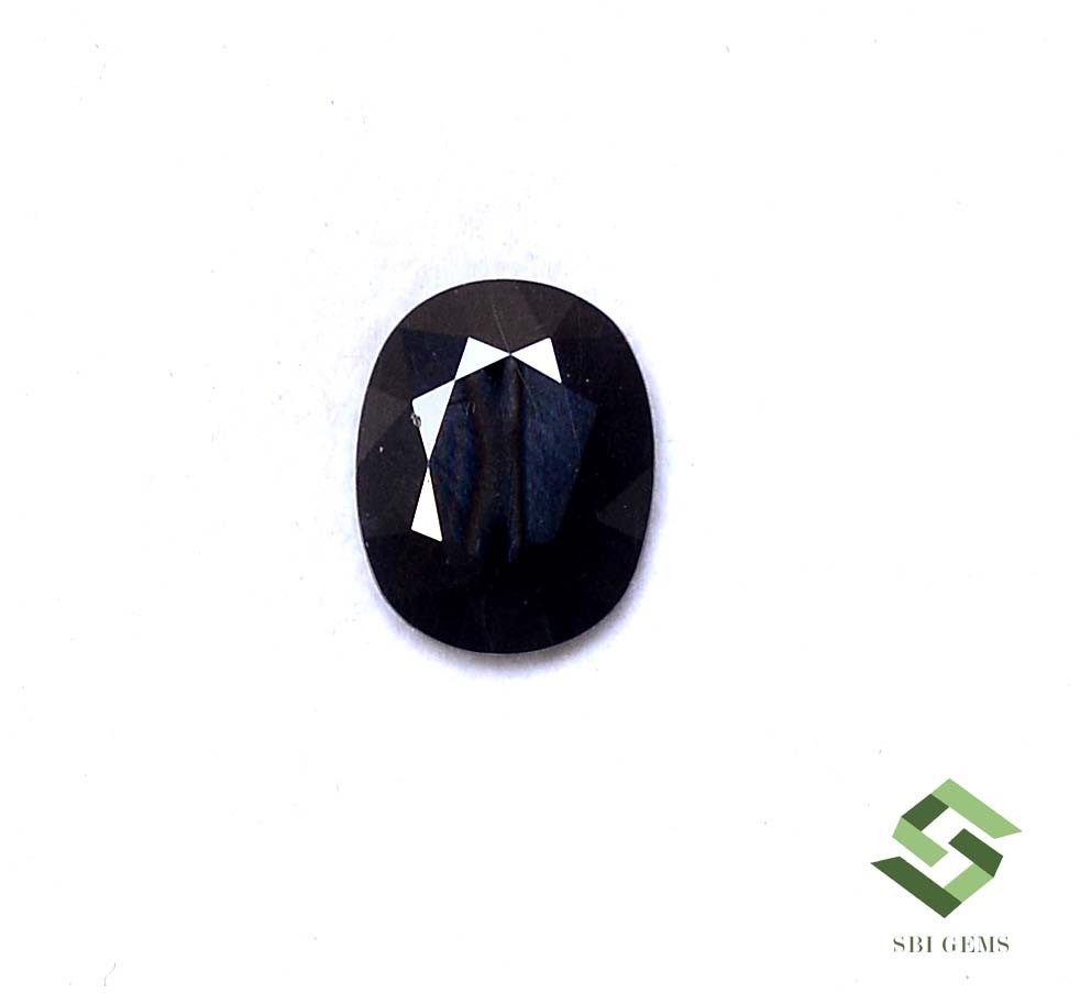 12.50×9.80 mm IGI Certified Natural Blue Sapphire Oval Cut 4.95 CTS Loose Gems