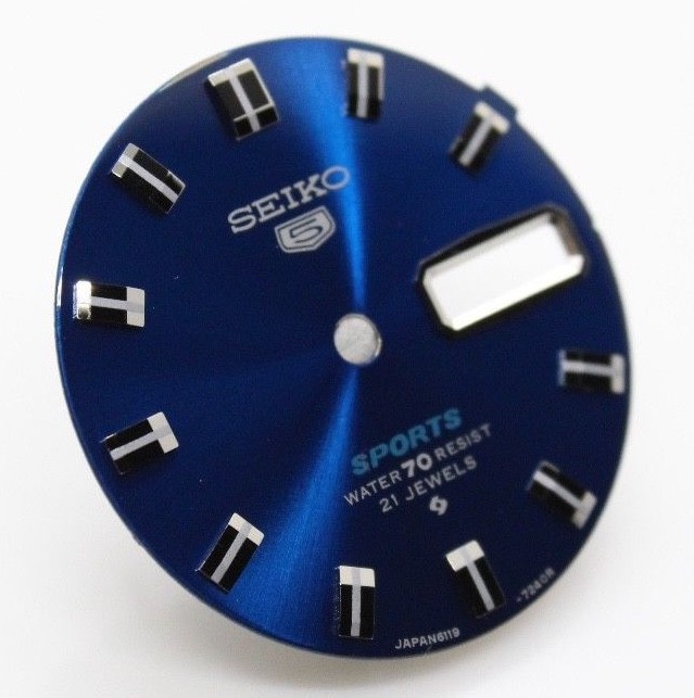 Blue Dial for Vintage Seiko Rally 6119-7170 , 6119-7173 Diver Sport 6119 diver