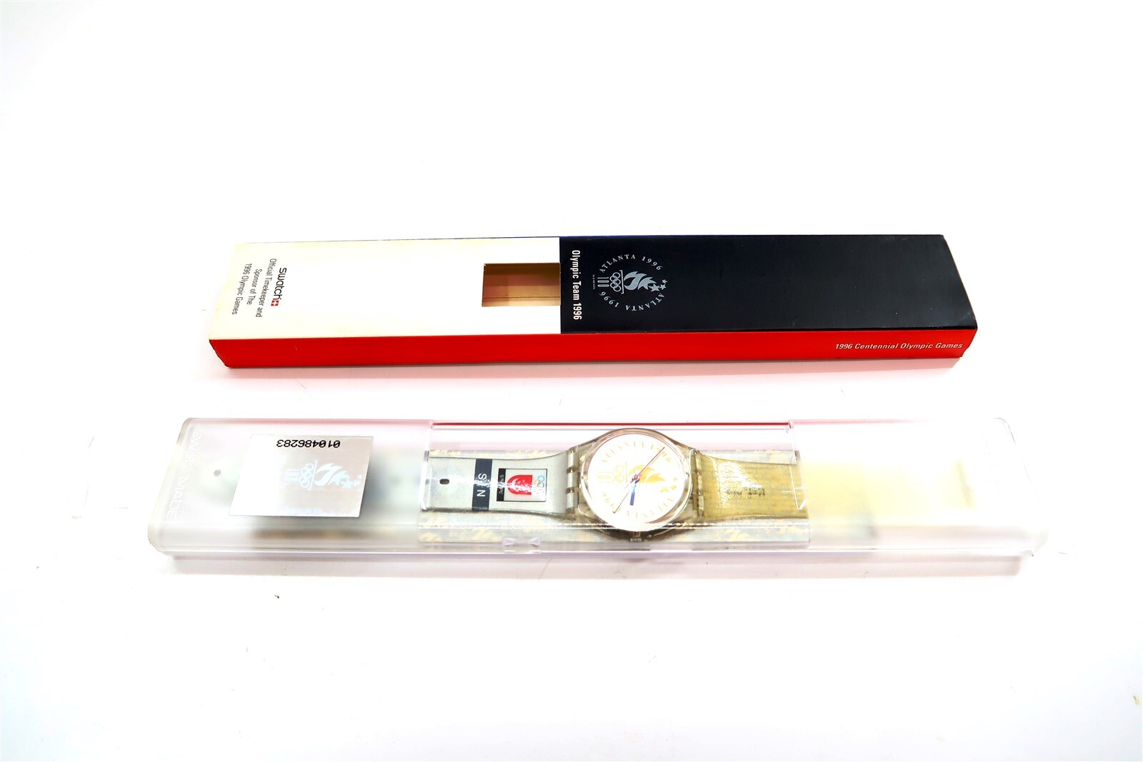 Swatch Watch SINGAPORE GZ150I New Olympic Team 1996 NOS Special Edition SIN