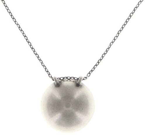 Necklace Pendant Orchid Hybrid Brown / Orange crystal volcano medium Silver Oran