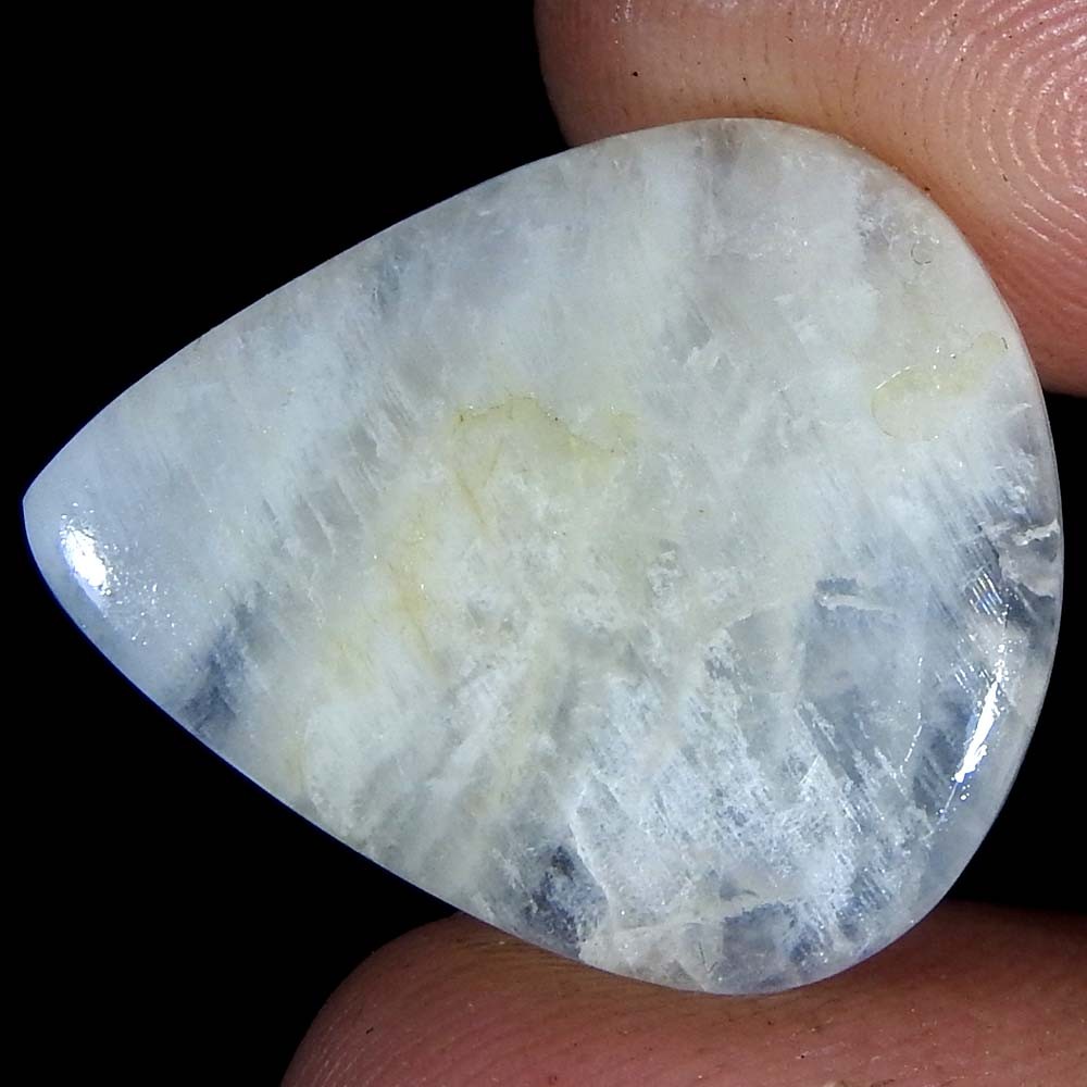 12.75Cts100%Natural Quality Silky Monnstone Pear Cabochon Loose Gemstone