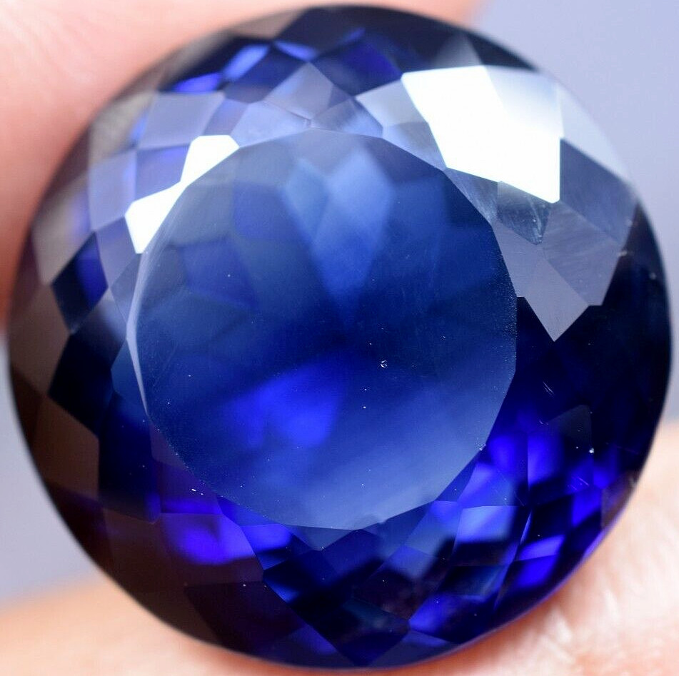 Natural 40.55 Ct GIGANTIC Royal Blue Sapphire GGL Certified Loose Gemstone