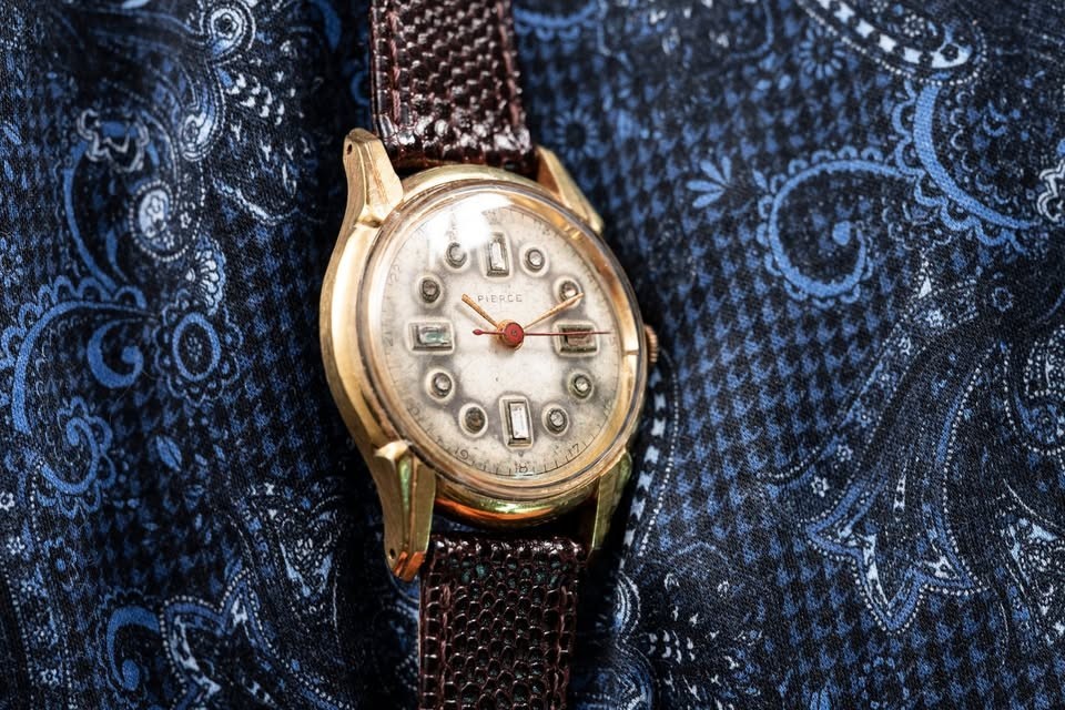 Pierce Watch Co – Diamond Dial – Gold Filled – Circa 1955