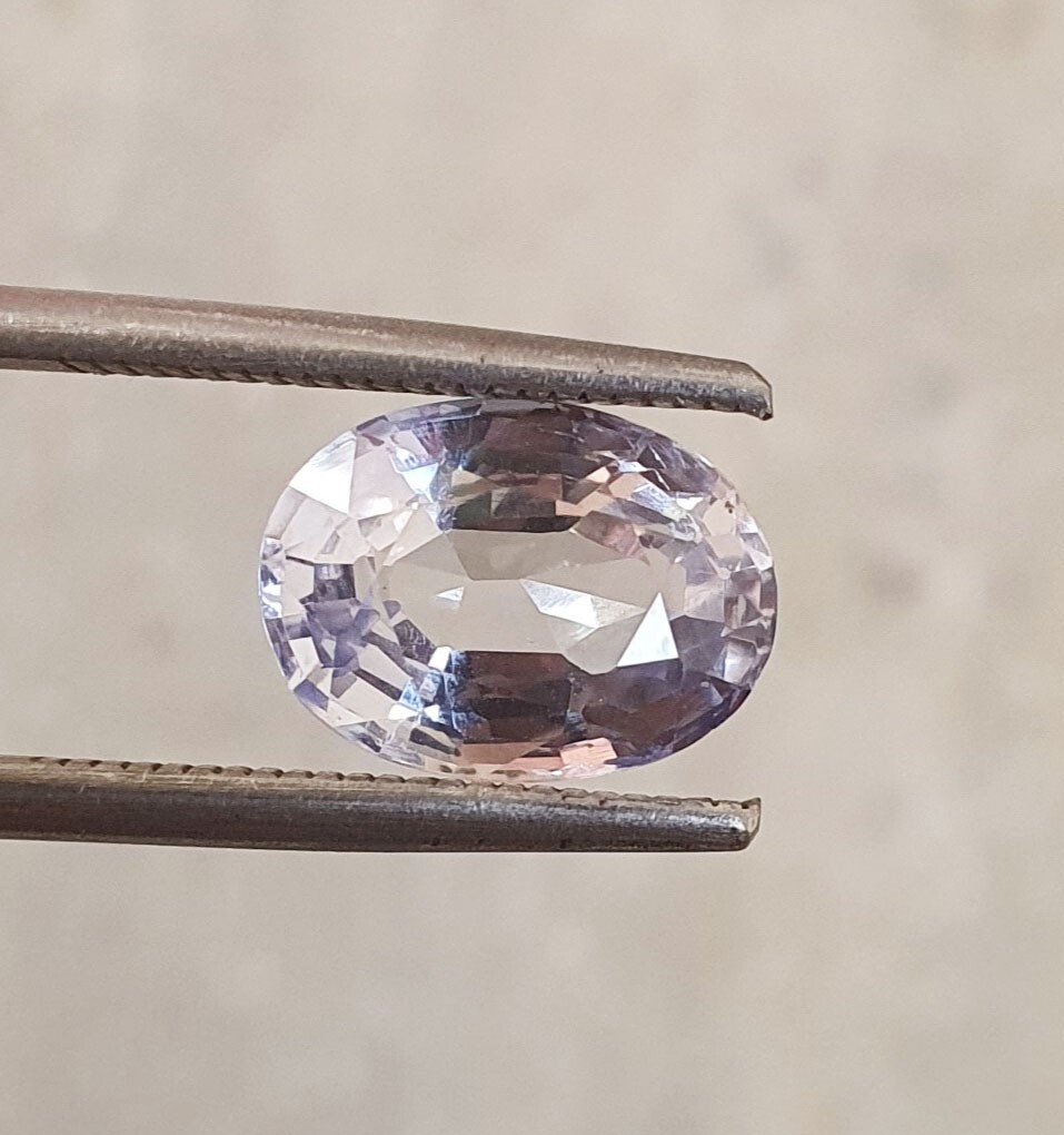 3.94 Ct Flawless Oval Cut Ceylon Cornflower Light Blue Sapphire Lab Grown Gems