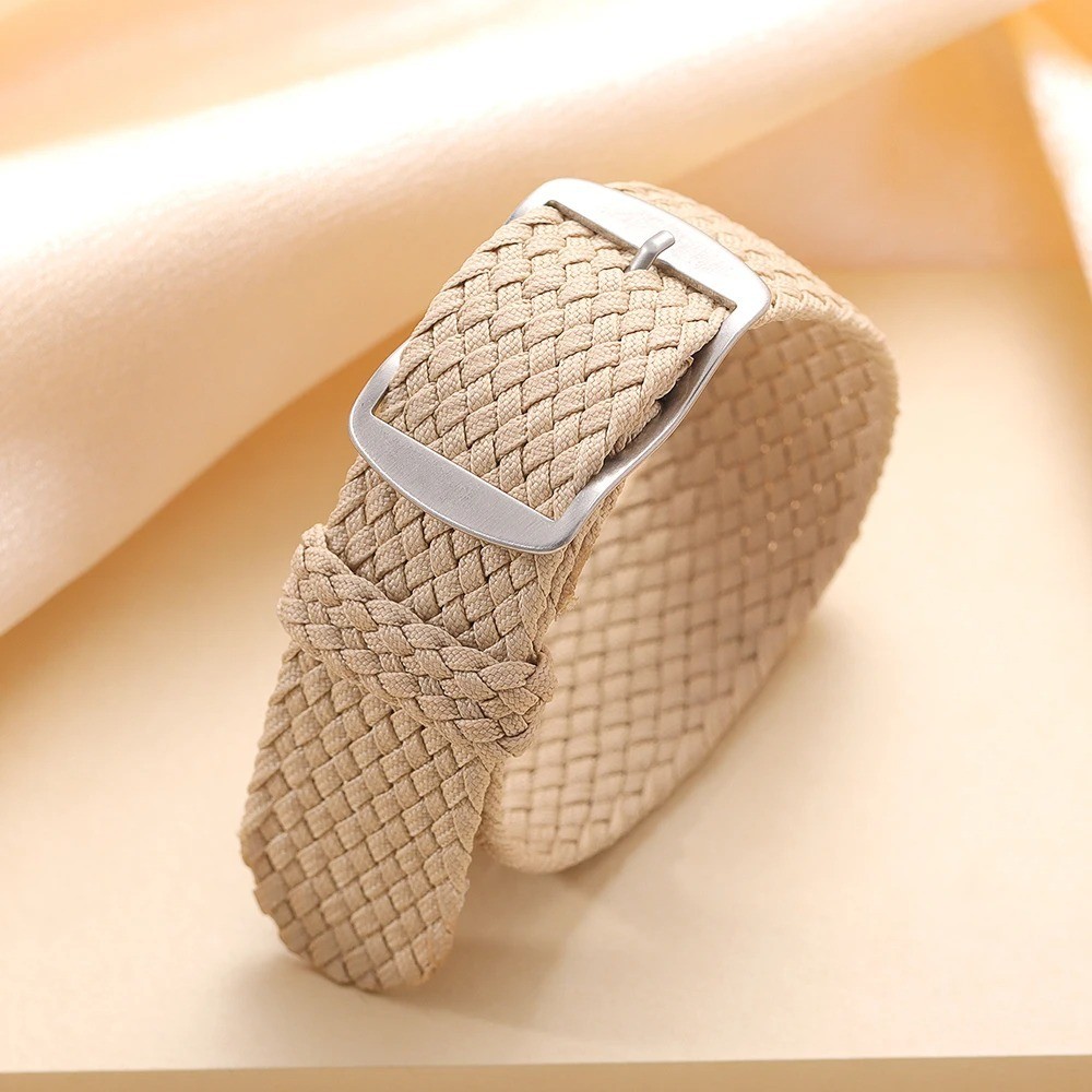 Perlon Woven Nylon Watch Band Strap Universal Replacement 18mm 20mm 22mm