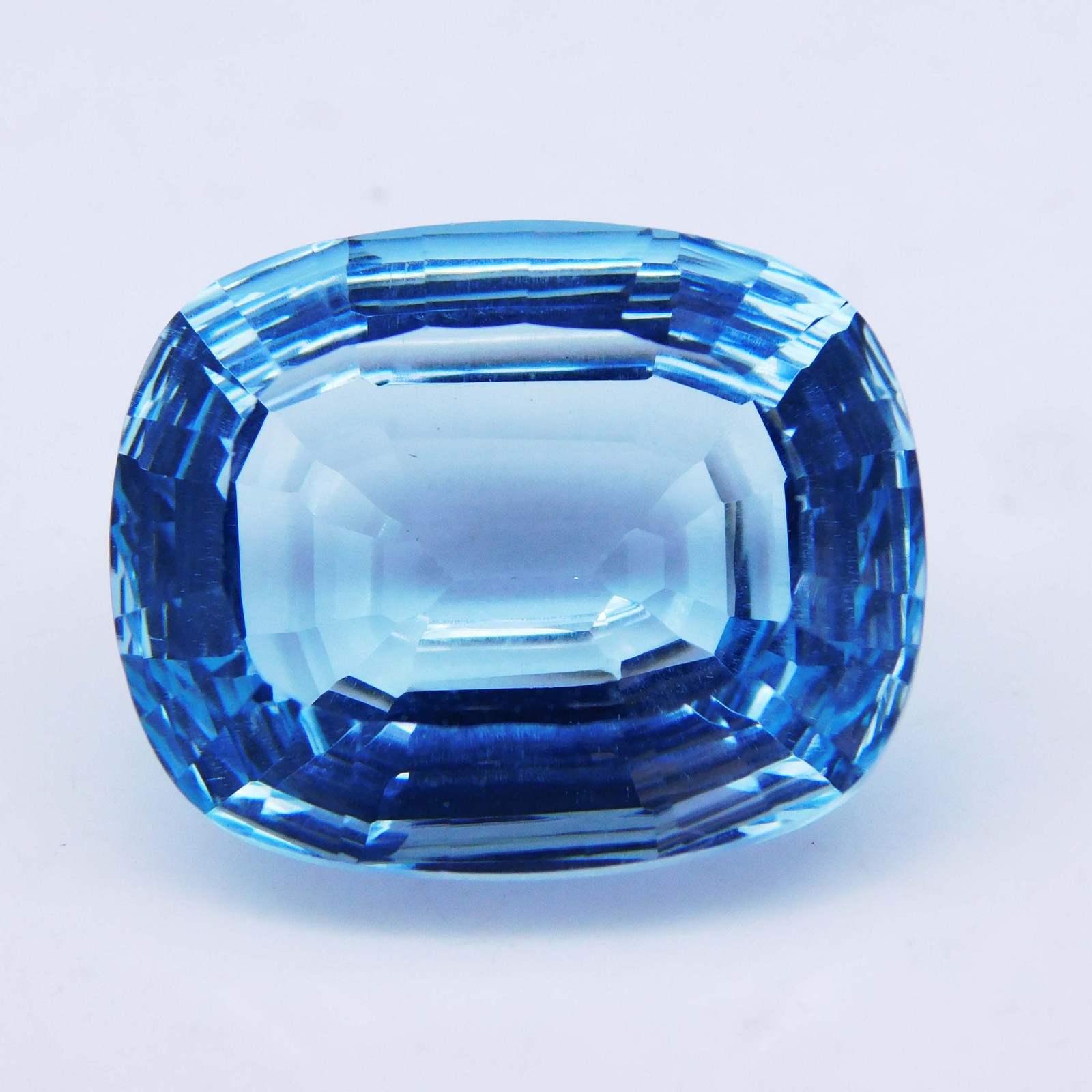 Sea of Blue 22.65 Ct Natural Certified Aquamarine Concave Cut Statement Gem