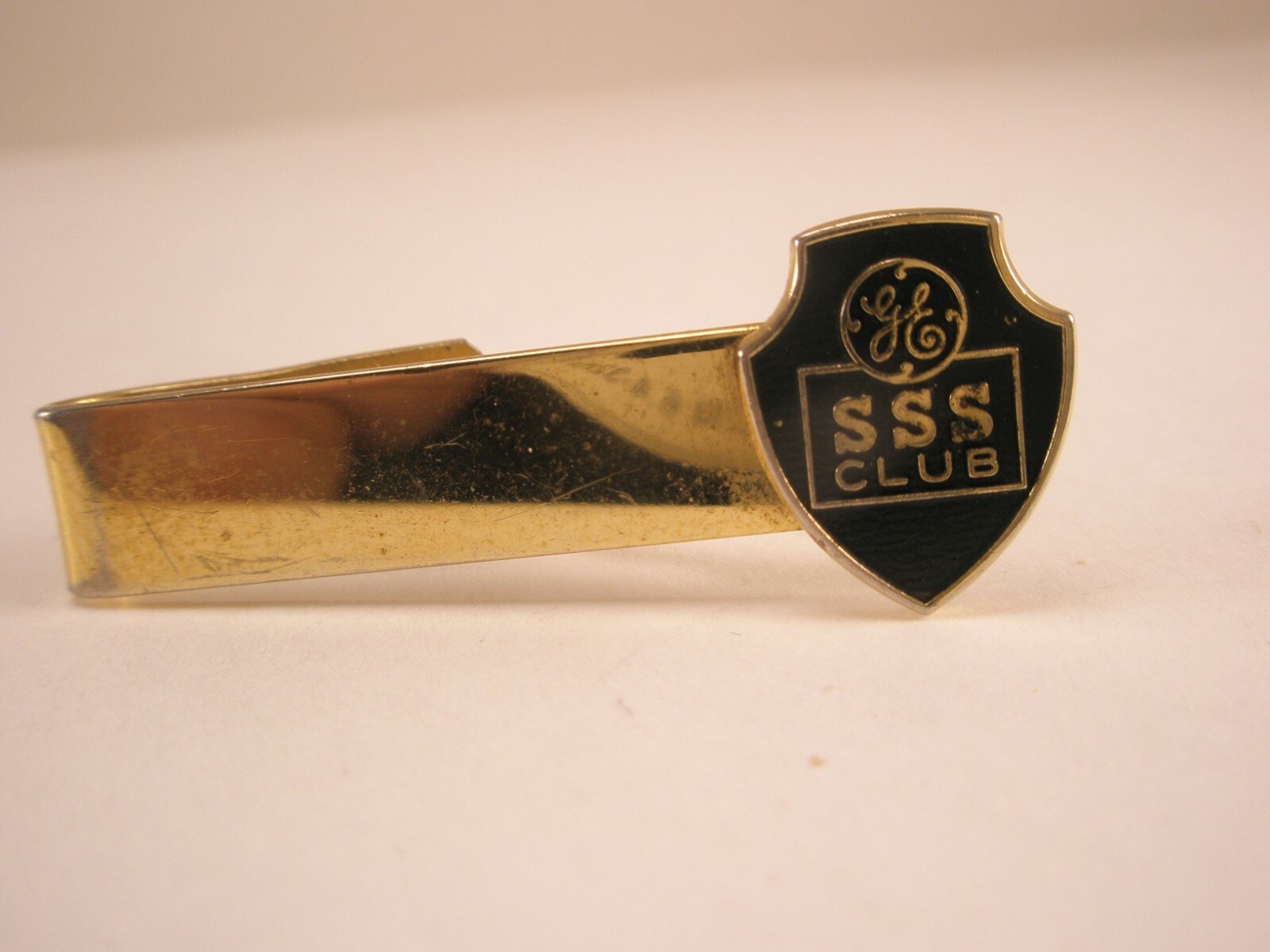 General Electric GE SSS Club Vintage Tie Bar Clip