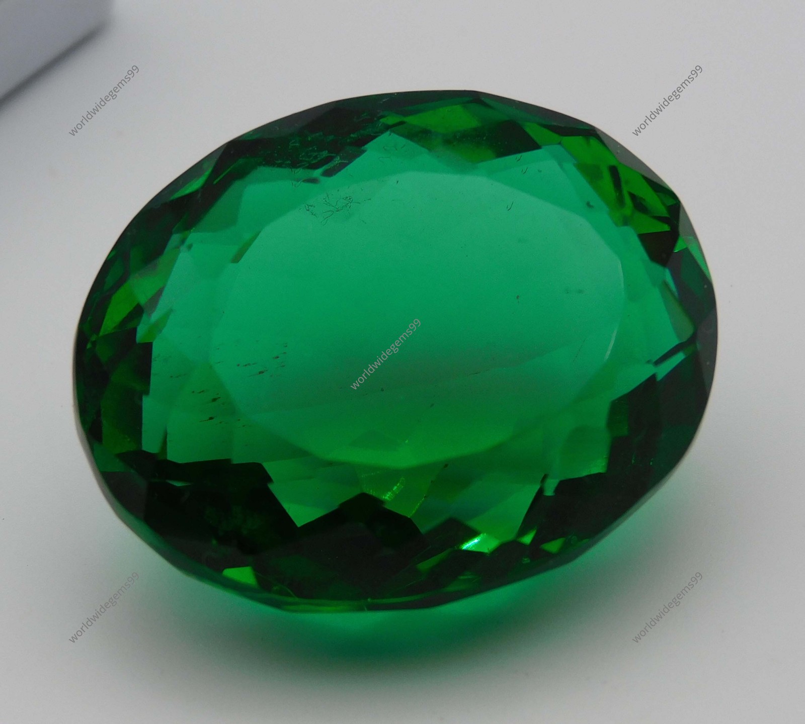 Natural Colombian Green Emerald Oval Cut 100 Ct Huge Certified Loose Gemstone