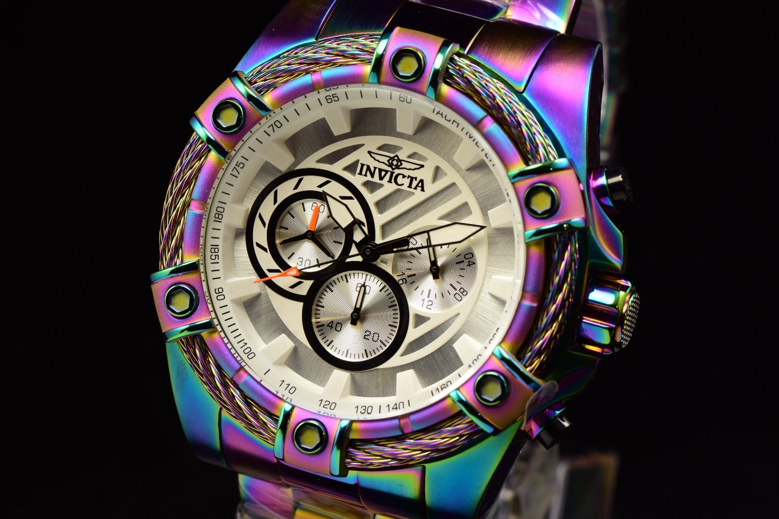 Invicta Pro Diver Men’s Champagne Dial Automatic Stainless Steel Gold Watch
