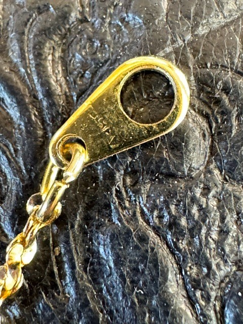 Vintage American Showcase Gold Tone Twisted Rope Chain Bracelet 7.5″ Made in Kor