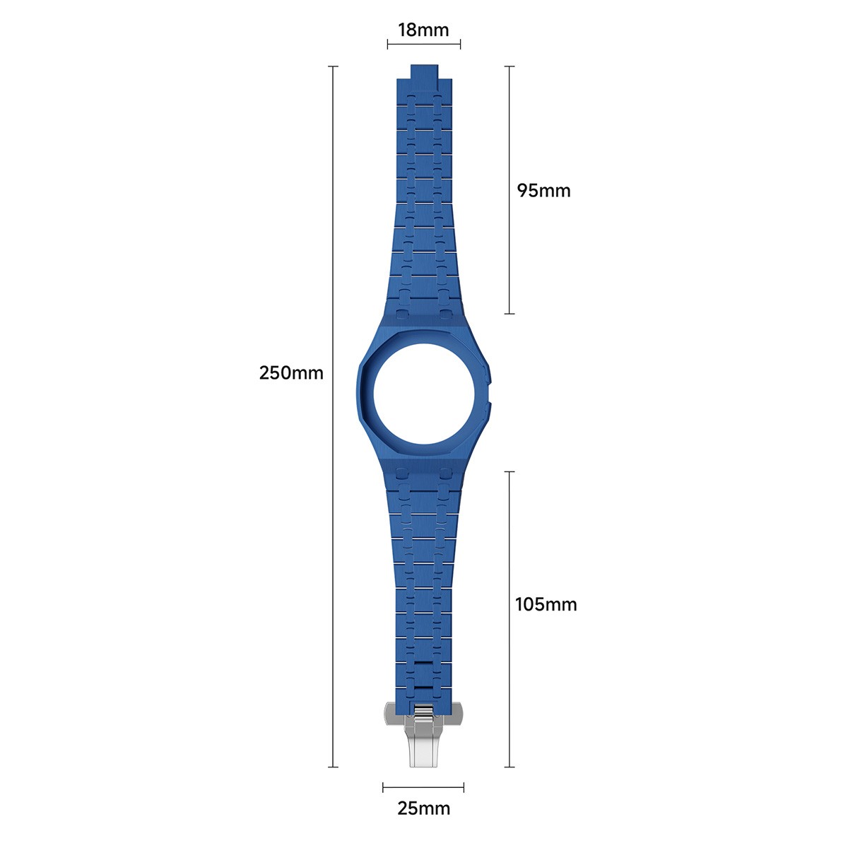 Bioceramics Band Case For Swatch x AP Royal Pop Integrated Link Bracelet Mod Kit