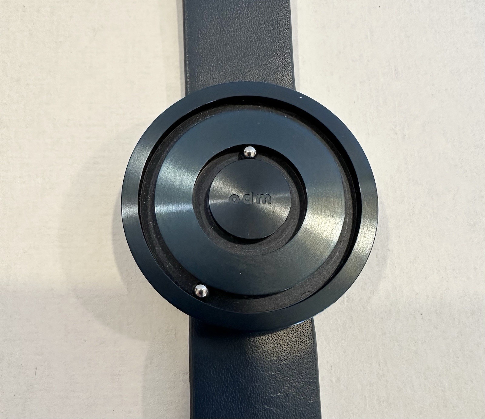 RARE ODM MARS MAGNETIC Midnight Blue Watch Great W/ORIGINAL BOX O.D.M.