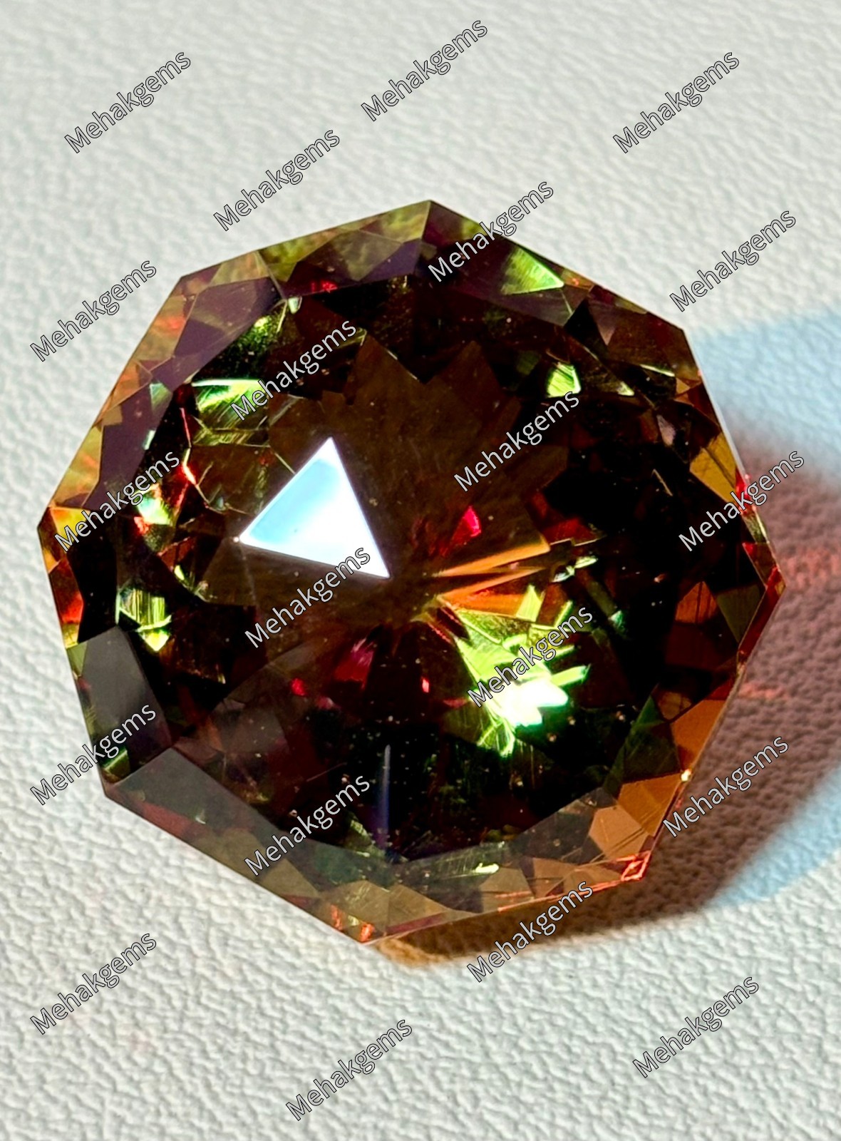 103 Carat Zultanite Gemstone, Octagon Cut, Color Change Diaspore Loose Stone