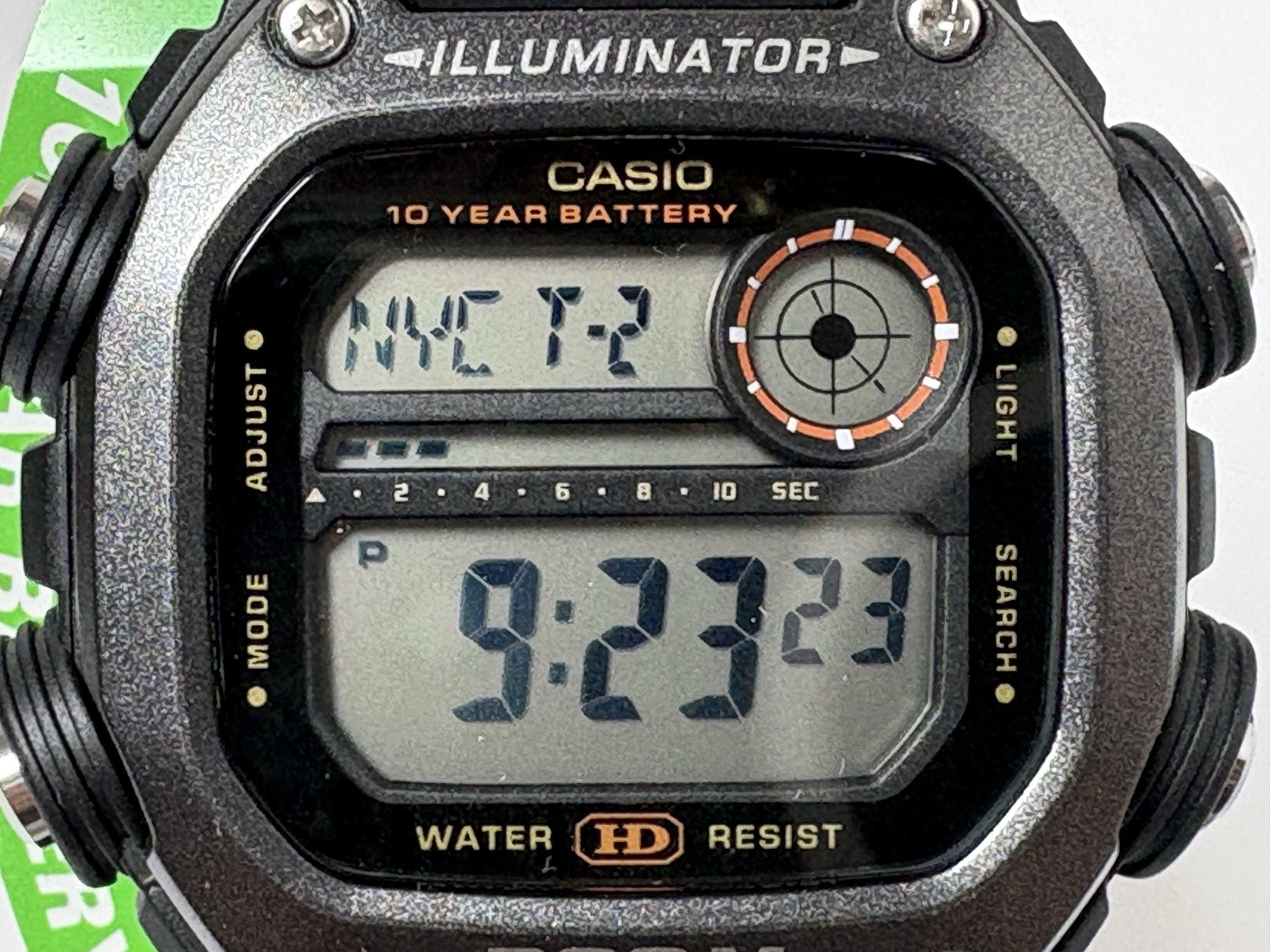 Casio DW291HX-5AV, X-Long Strap Watch, World TIme, Alarm, Day/Date, 200 Meter WR