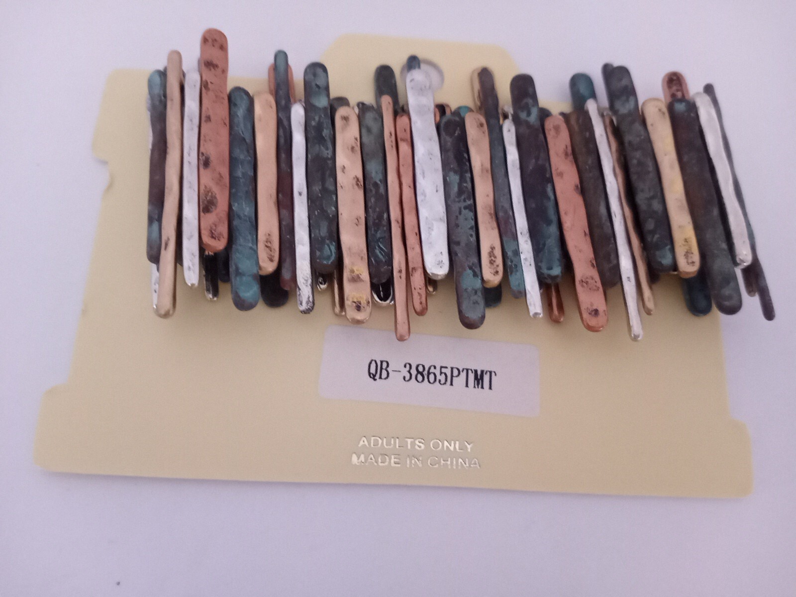 Da Vinci Tile Stretch Quad Tone Metal Bracelet 7″ Lead & Nickel Compliance NEW