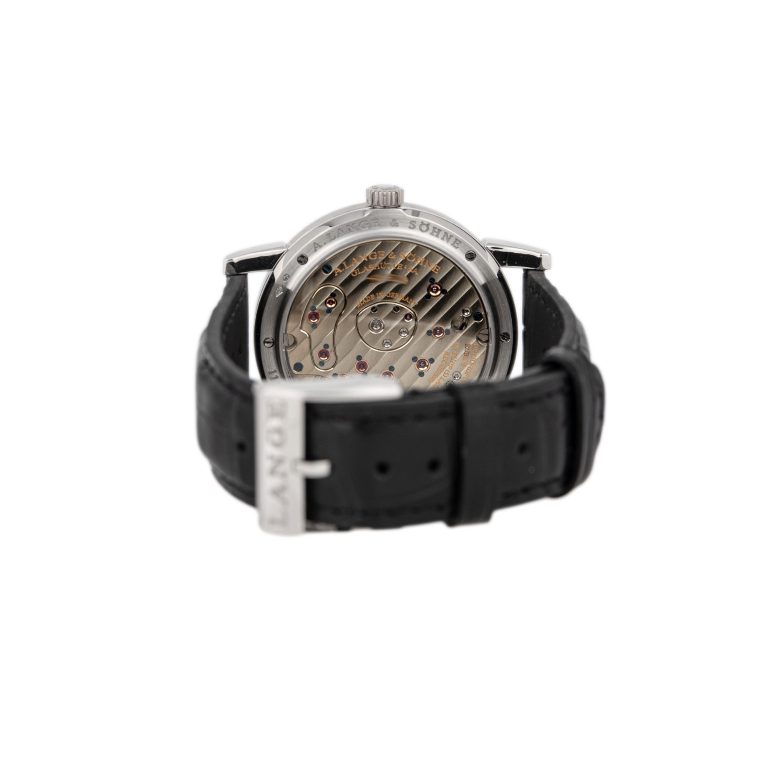 A Lange & Sohne Lange 1 Platinum Silver Dial 39mm 101.025