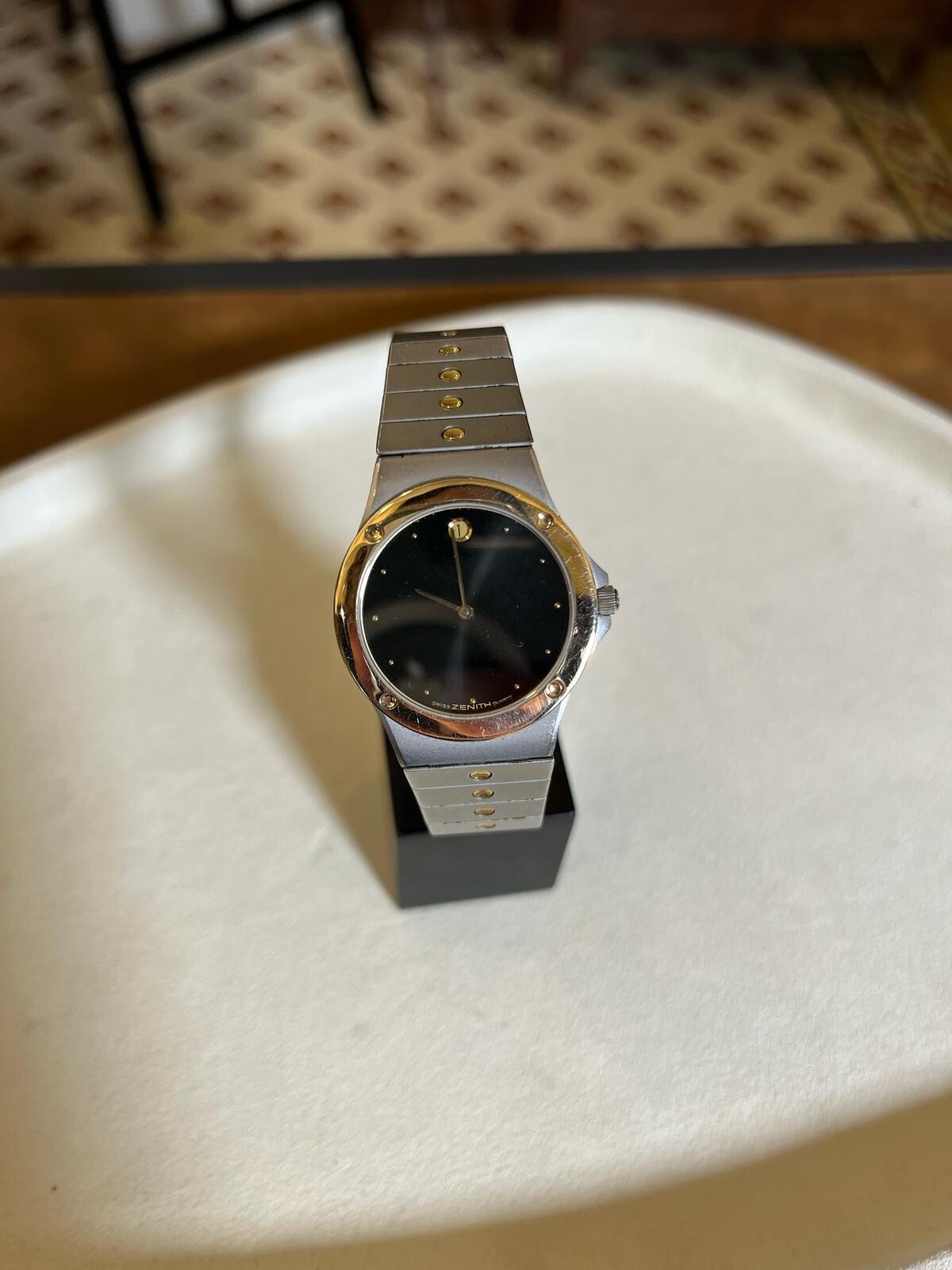 Zenith Pacific 89.0020.615 Steel and Gold Watch, Overhauled, Excellent Condition