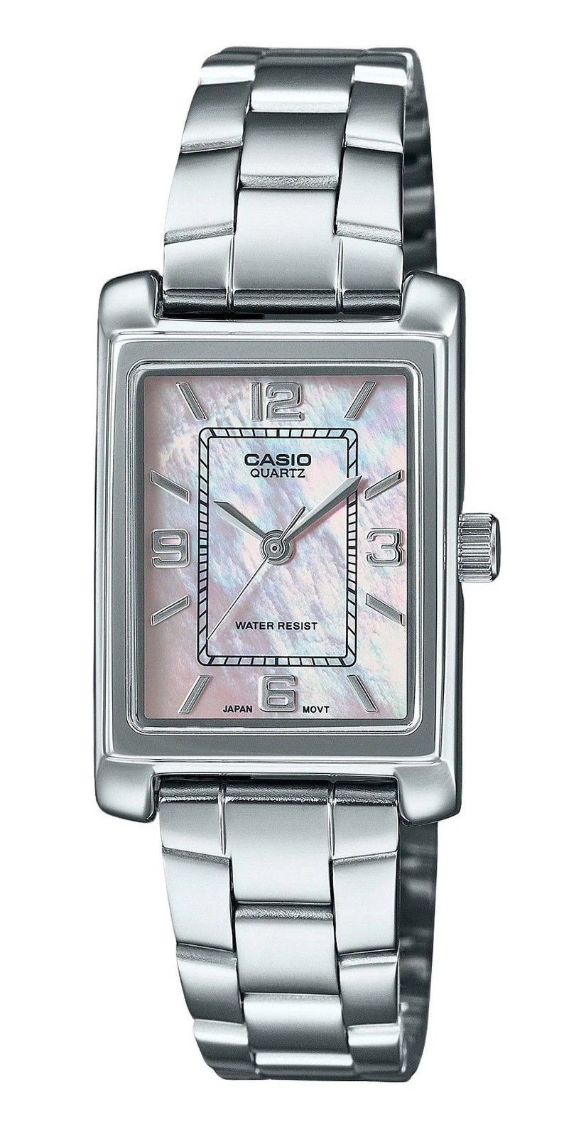 Casio LTP1234DS-4A Women’s Mother of Pearl Dial Stainless Steel Watch – NEW