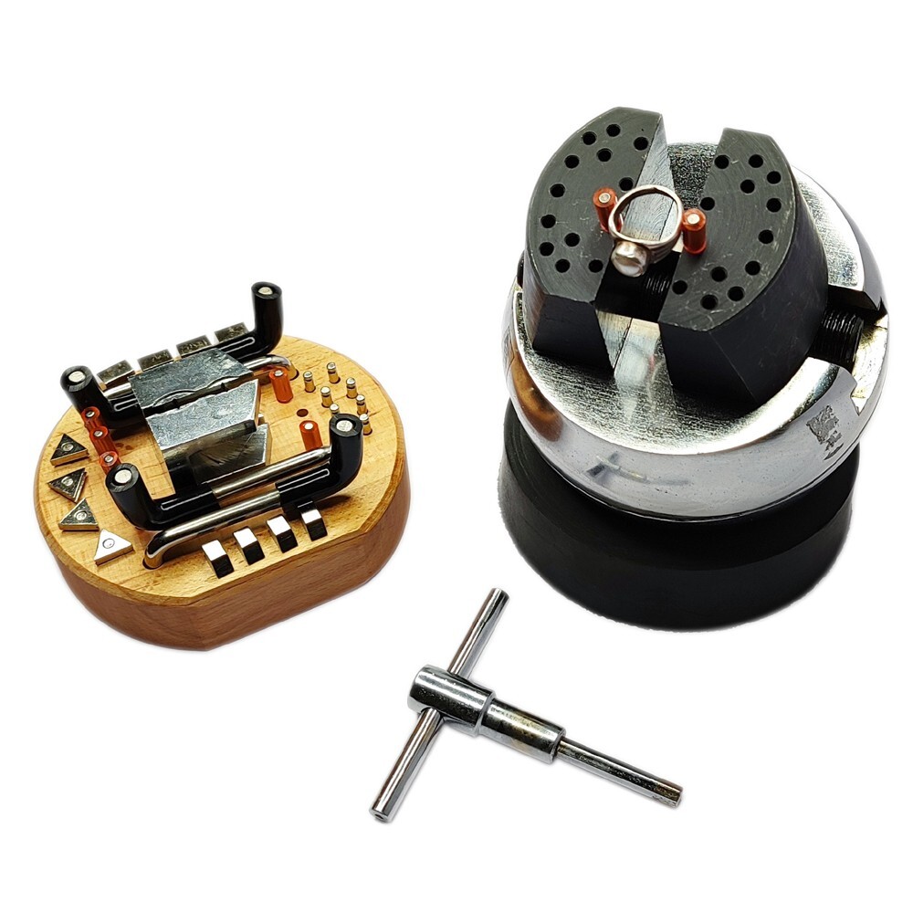 Engraving Block Ball Vise Set with Attachments – Jewelry Making Tool