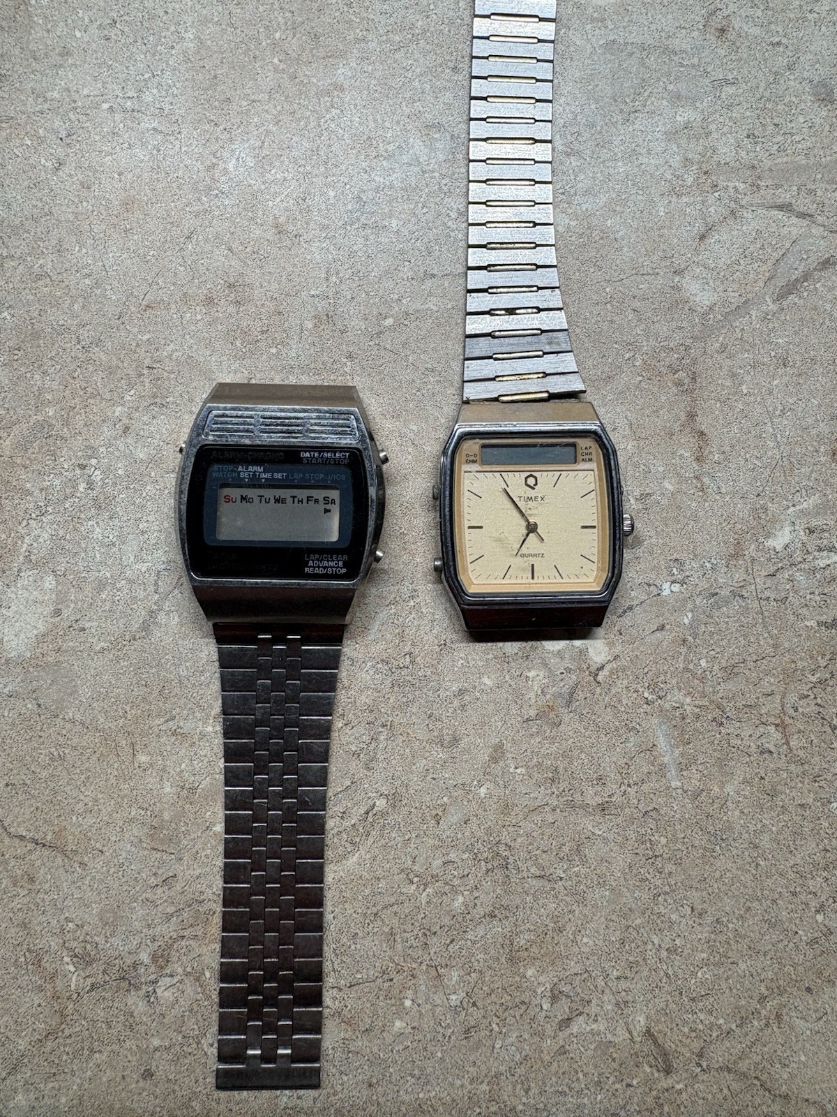 Timex And Texas Instruments Digital Watches For Parts Or Repair