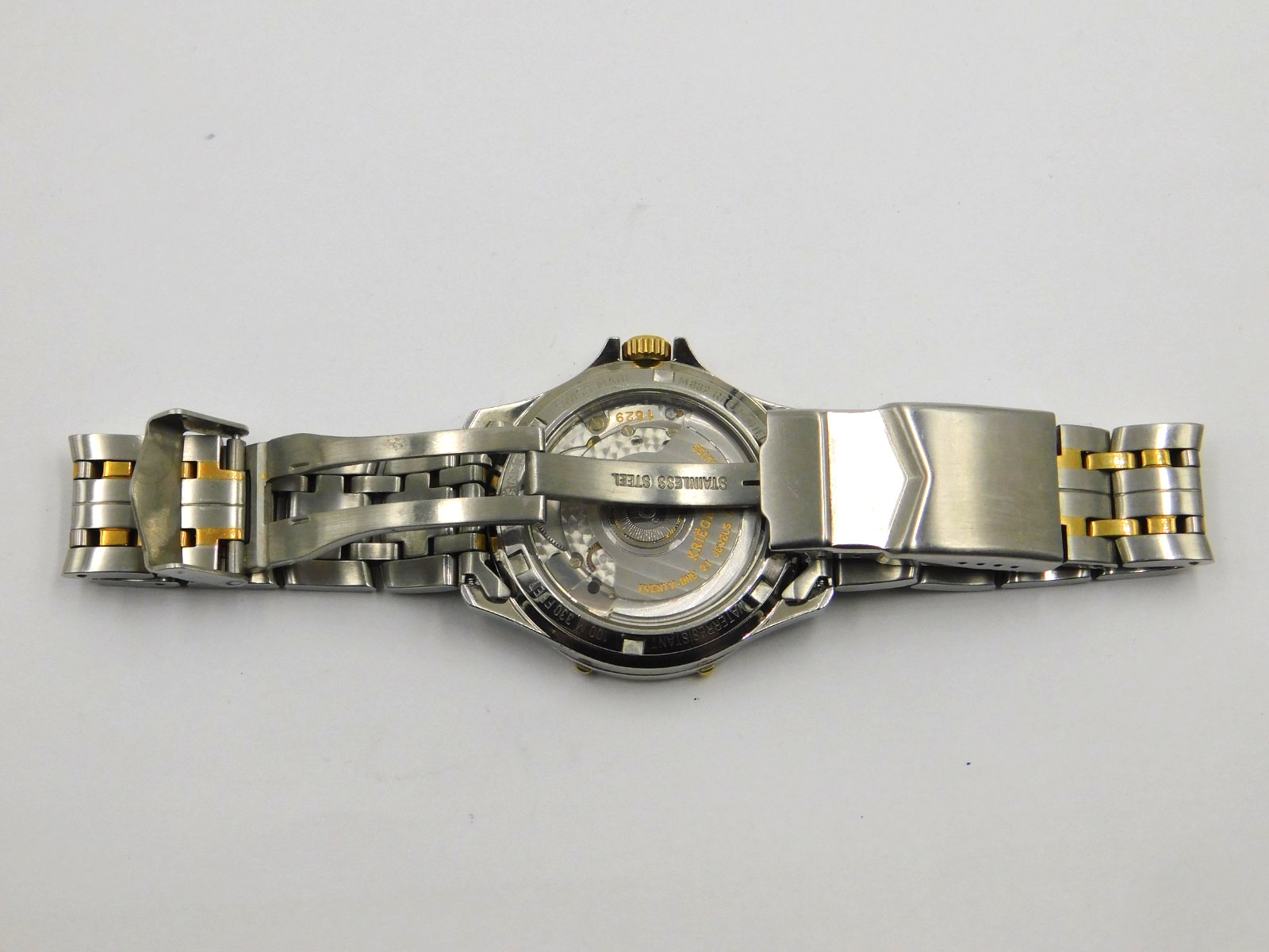Krieger M882 Cal. 1629 21j Mens Swiss Automatic Chrono Wrist Watch