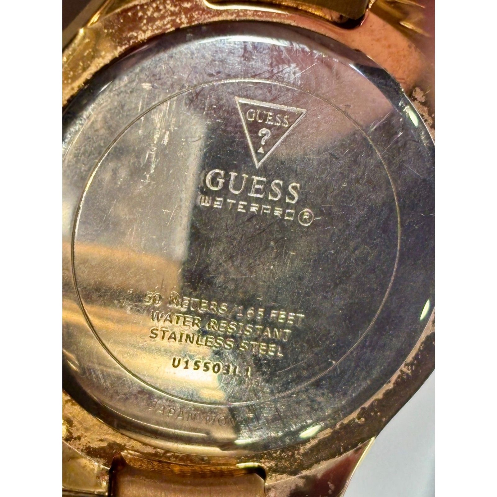 Stunning Guess Moonbeam (W15077L1) Rose Gold Ladies Watch