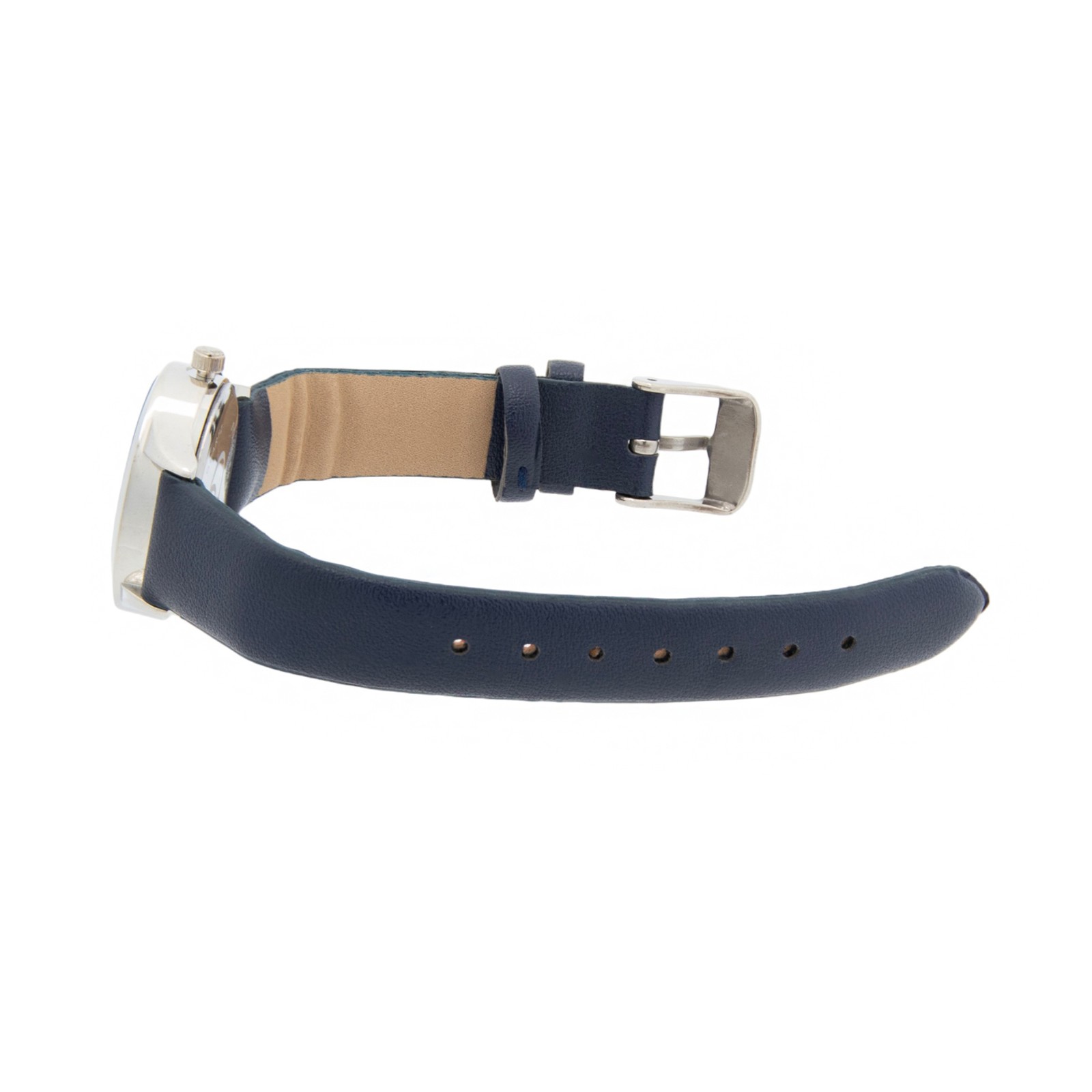 Gold Coast 30mm Women’s Navy Blue Faux Leather Strap Watch
