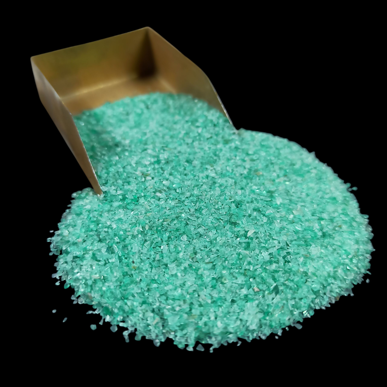 Green Onyx gemstone crushed Coarse 0.5-1mm Gemstone For Jewelry Making