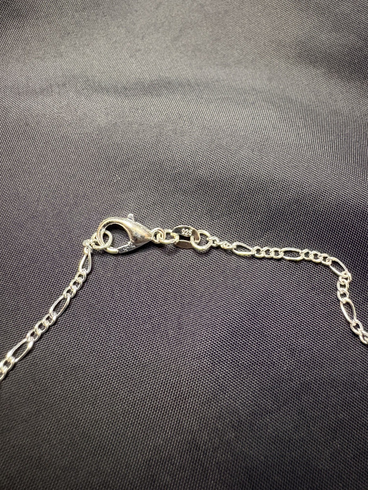 925 Sterling Silver 30” 2mm Figaro 4.7 gram Chain Necklace