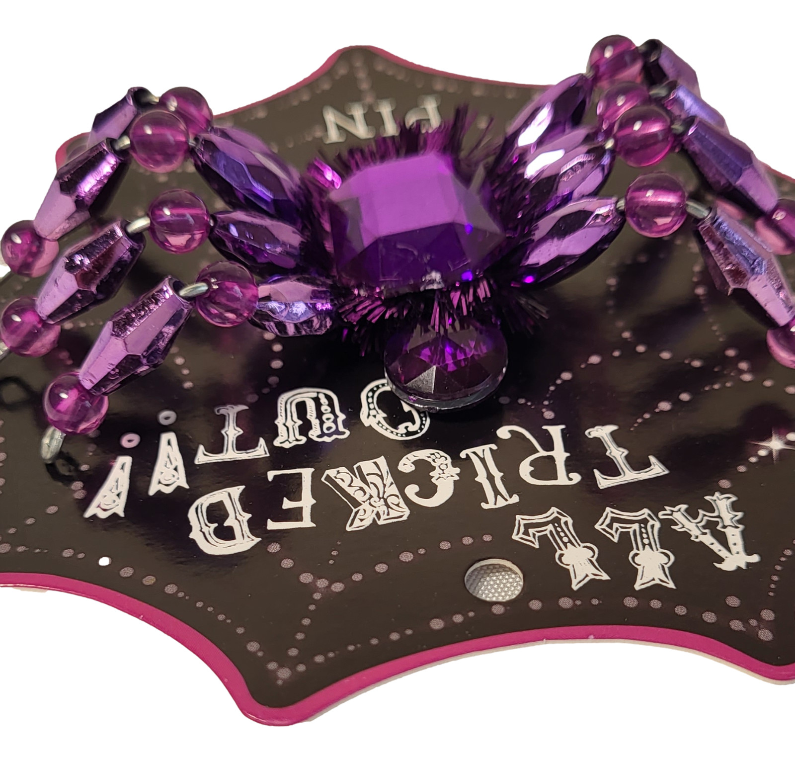 Spider Brooch Lapel Pins Emo Goth Fashion Jewelry Halloween Costume Party Favors