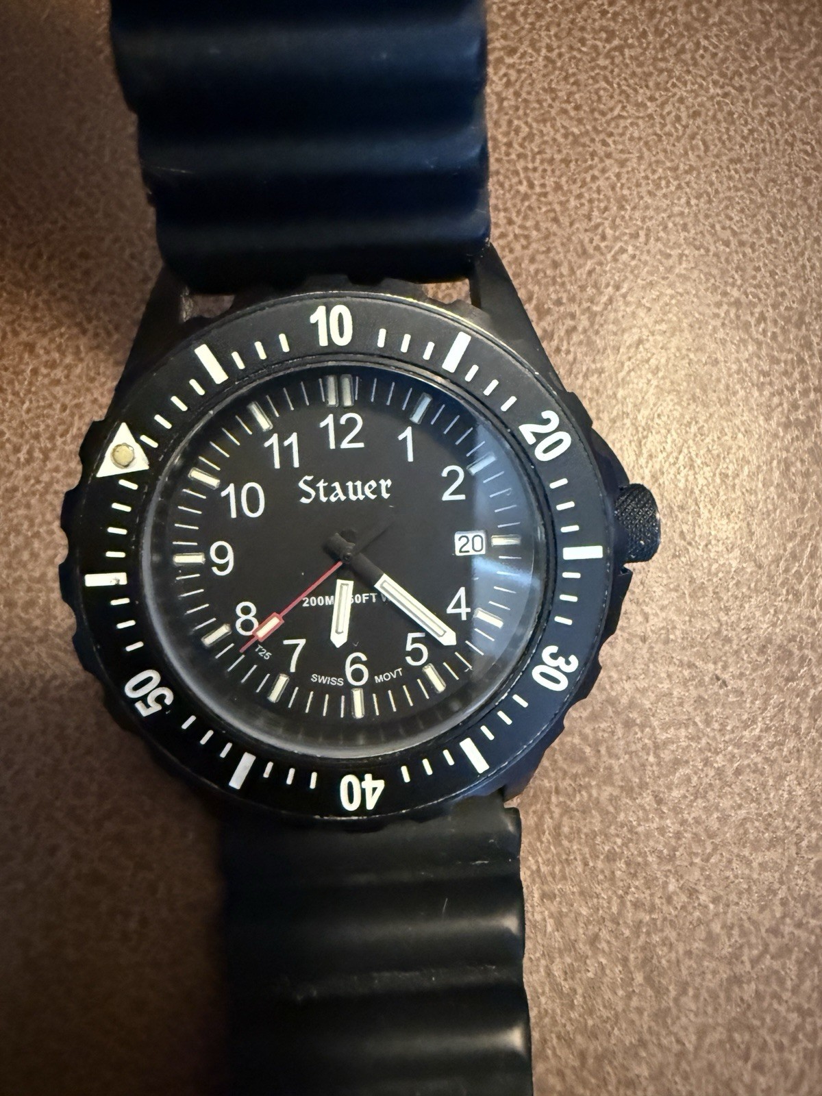 Stauer H3 MB Microtec Military Black Men’s Watch New Battery