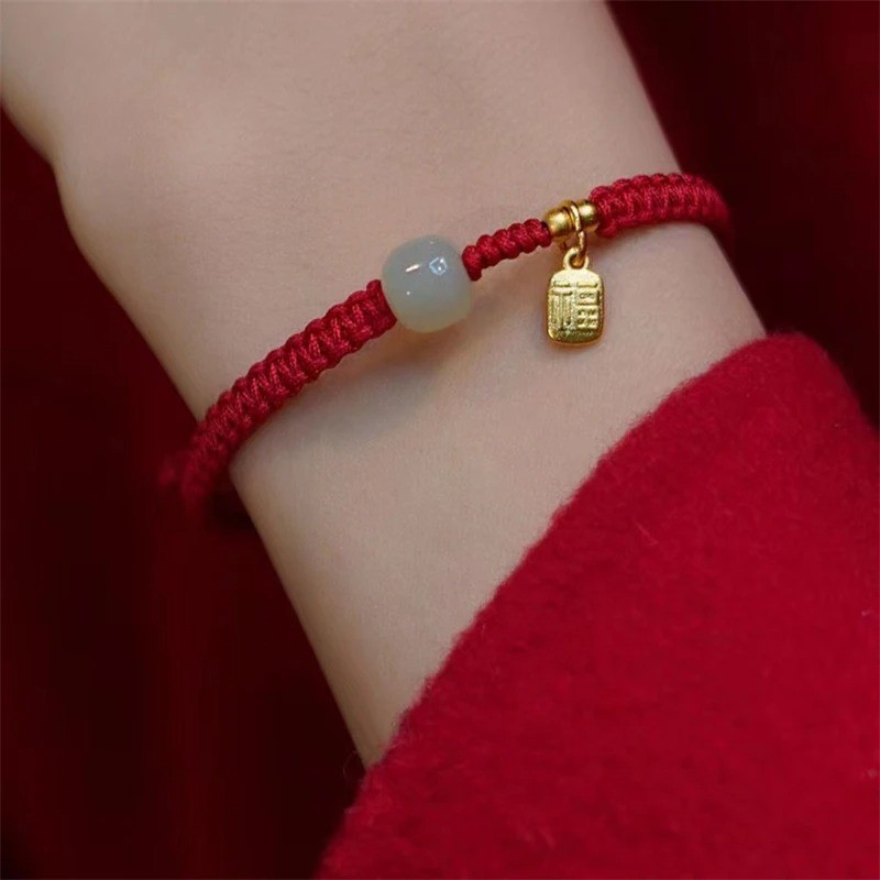 Lucky Red String Bracelets Men Women Handmade Braided Bracelet. Adjustable