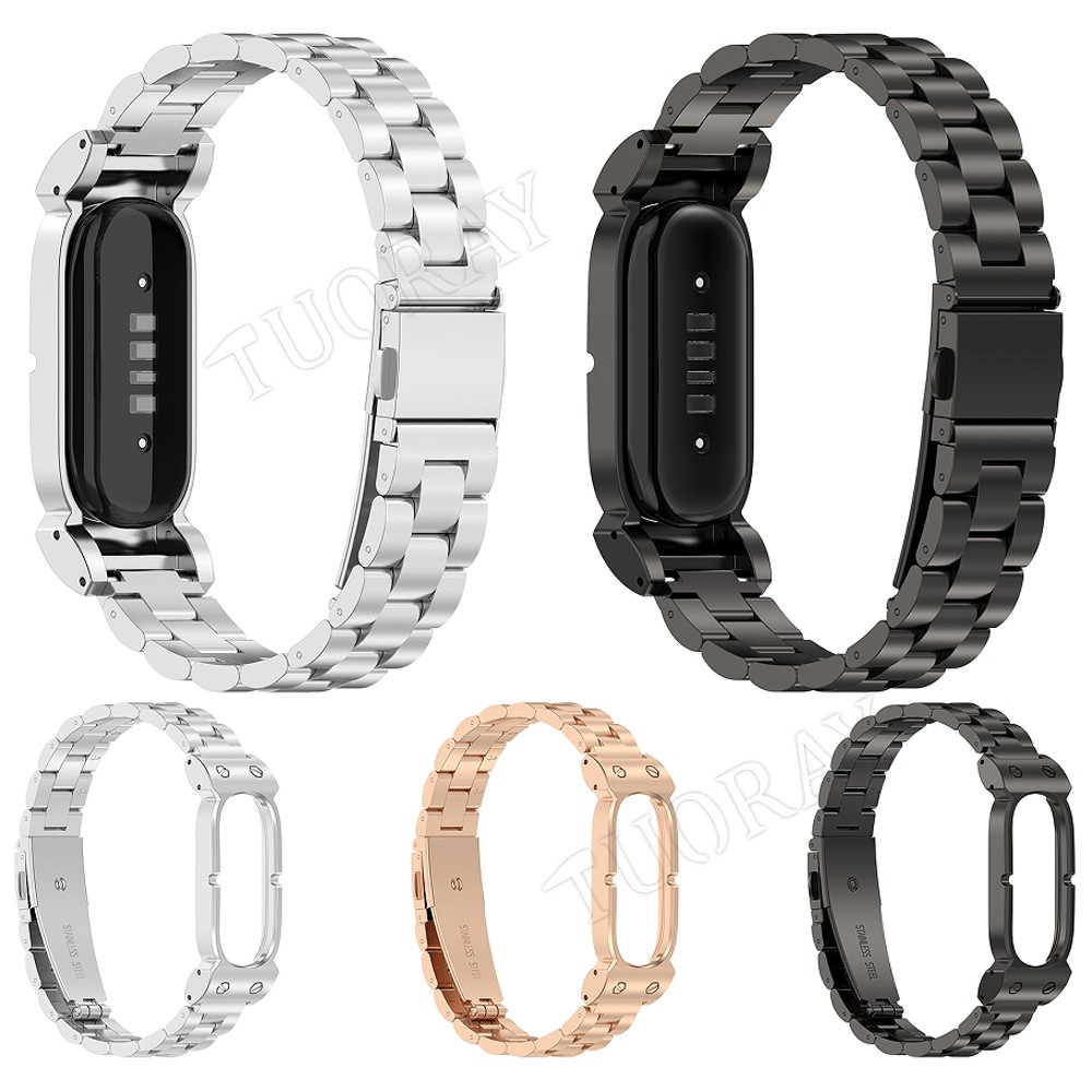 Stainless Steel Metal Adjustable Strap For Google Fitbit Air Replacement Band