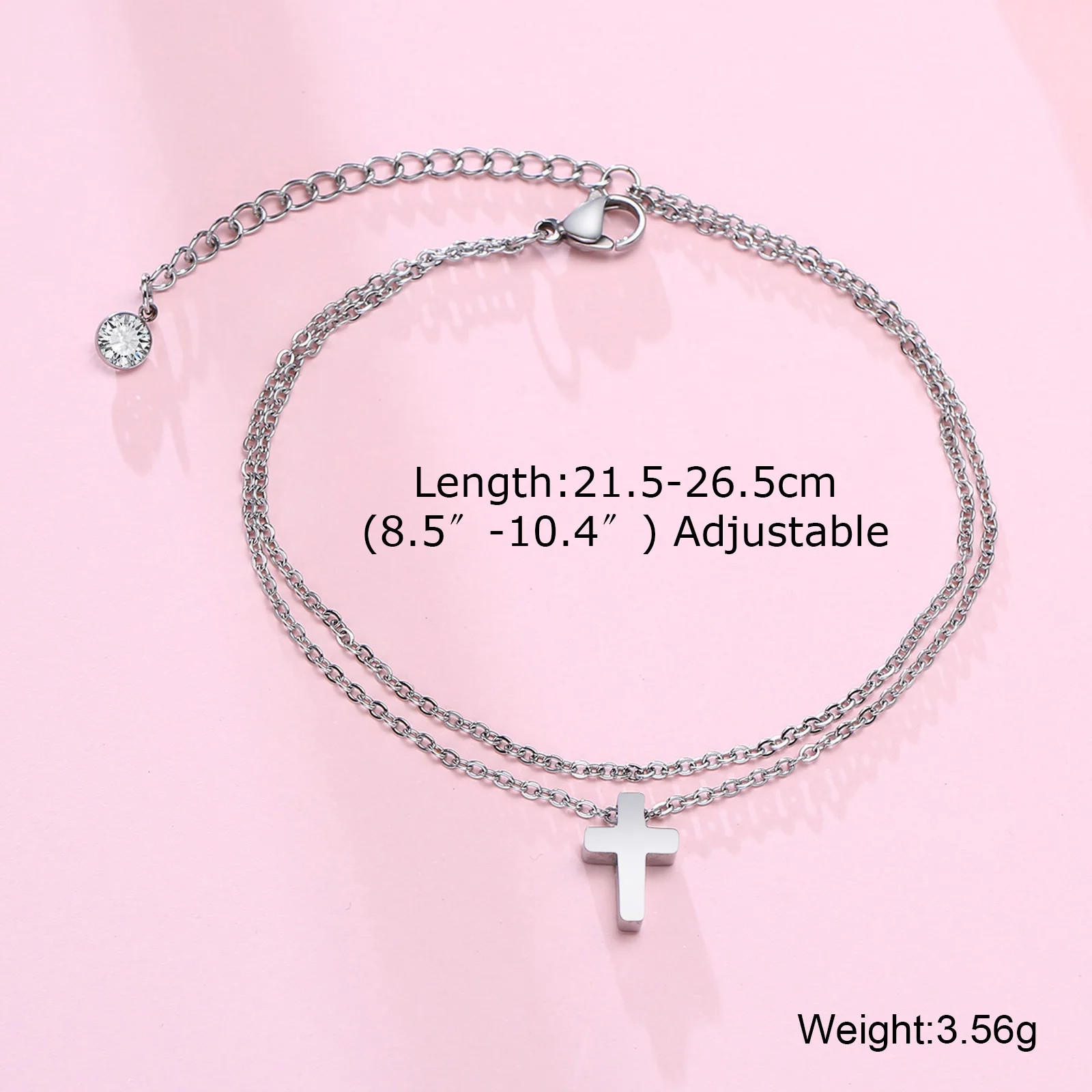 Figaro Chain Anklet,Figaro Chain Ankle Bracelet for Men Women,Everyday Dainty An