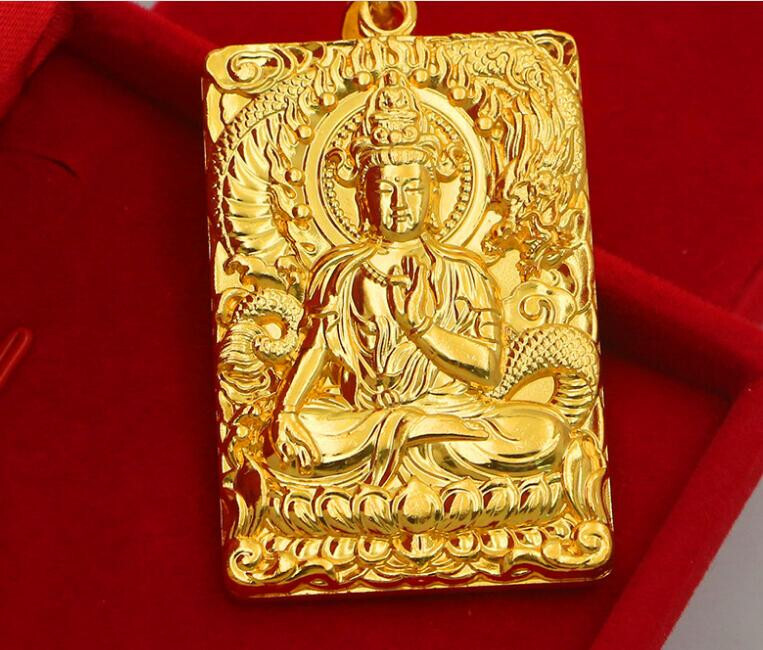 Men’s Thai Boutique Buddha 24K THAI BAHT YELLOW GOLD Pendant