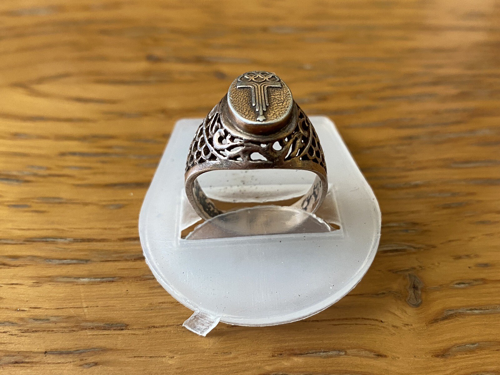 Vintage USSR Silver Ring OLYMPIC GAMES 875, Size 8 (18.30 mm) + Video