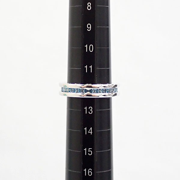 BVLGARI Topaz ring Be zero one K18 white gold #52 1 band Bzero1 Used 908417