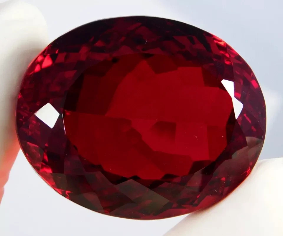 AGL Certified Natural 800 Ct Brazilian Red Topaz Oval Shape Loose Gemstone
