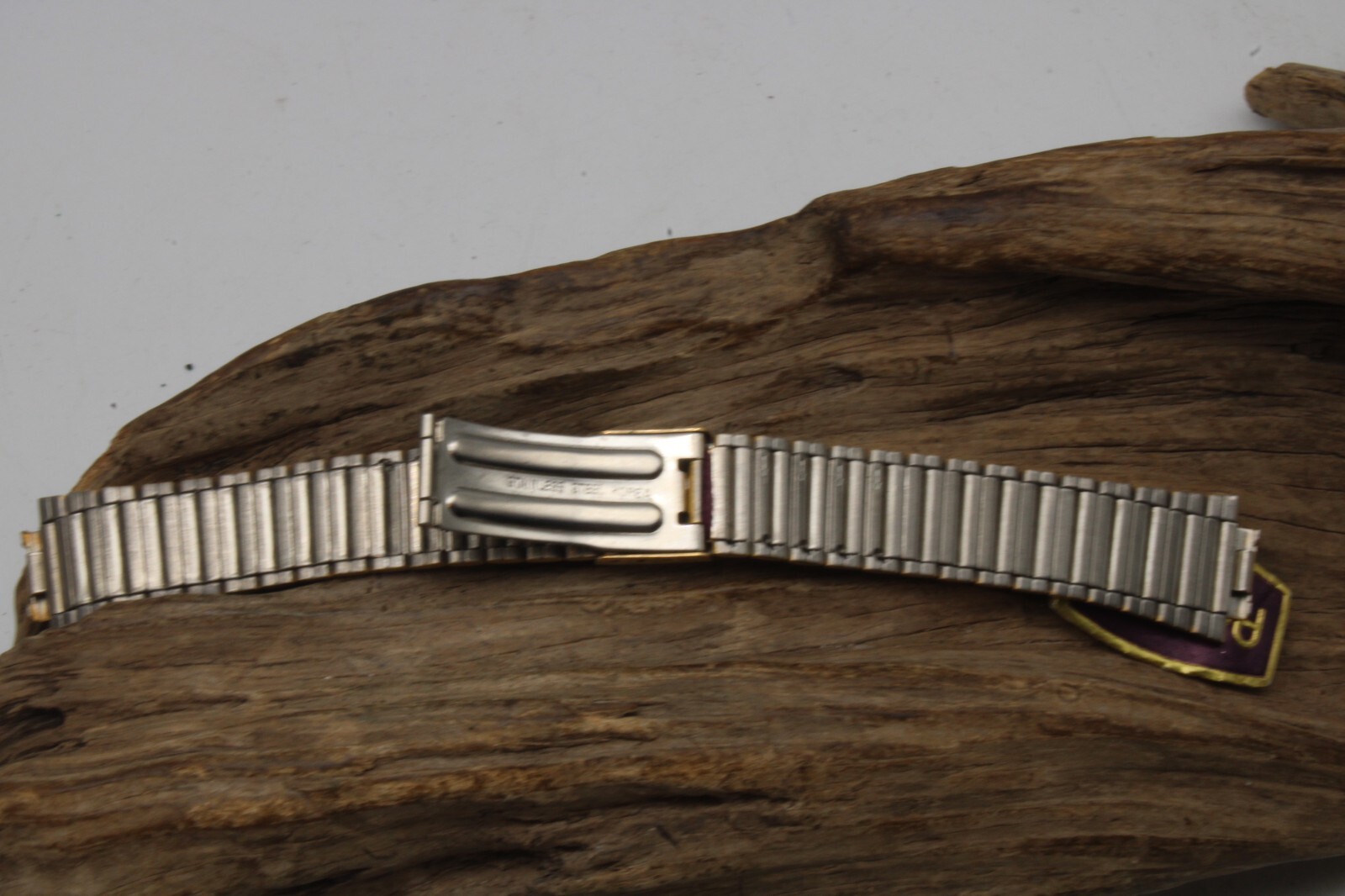 6.5″ GOLD TONE NEW ARMITRON TIMEX WATCH BAND 12.2mm LUG NOS (BQ3)