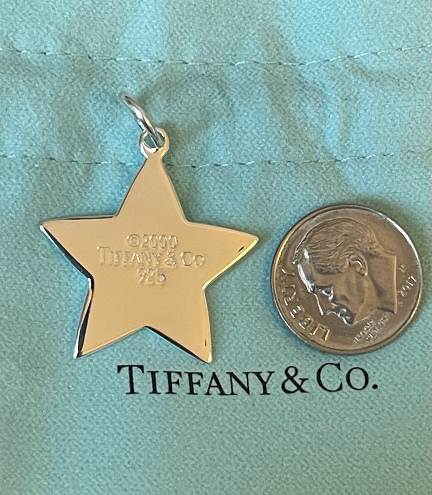 Tiffany & Co. Star Sterling Silver .925 Charm Pendant